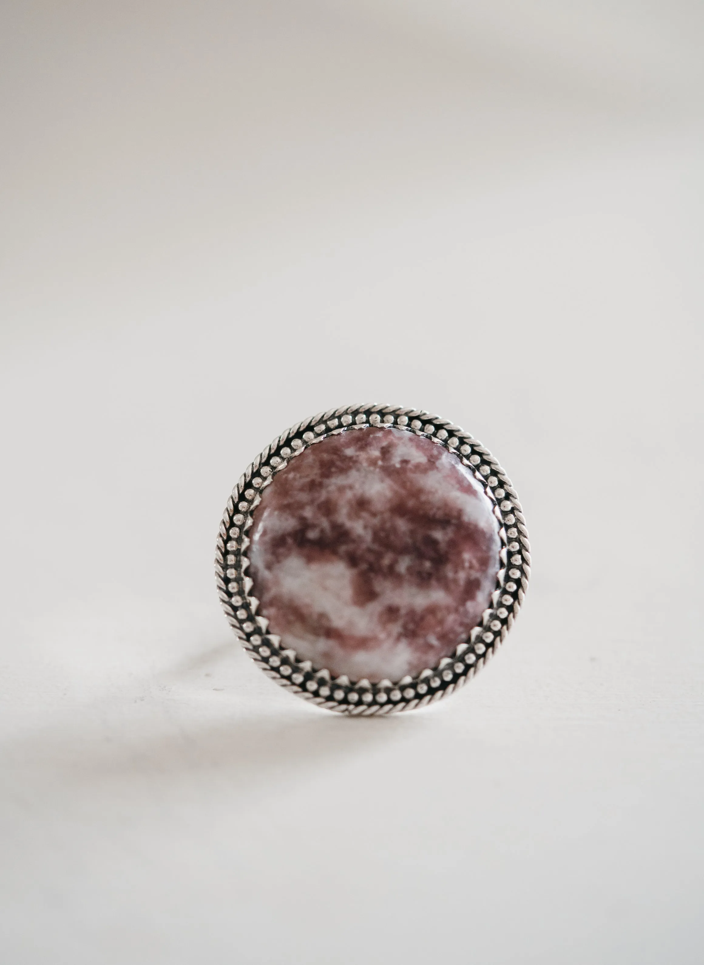 Cordelia Ring | #2 | Lepidolite sold by Goldie Lew product image thumbnail 4