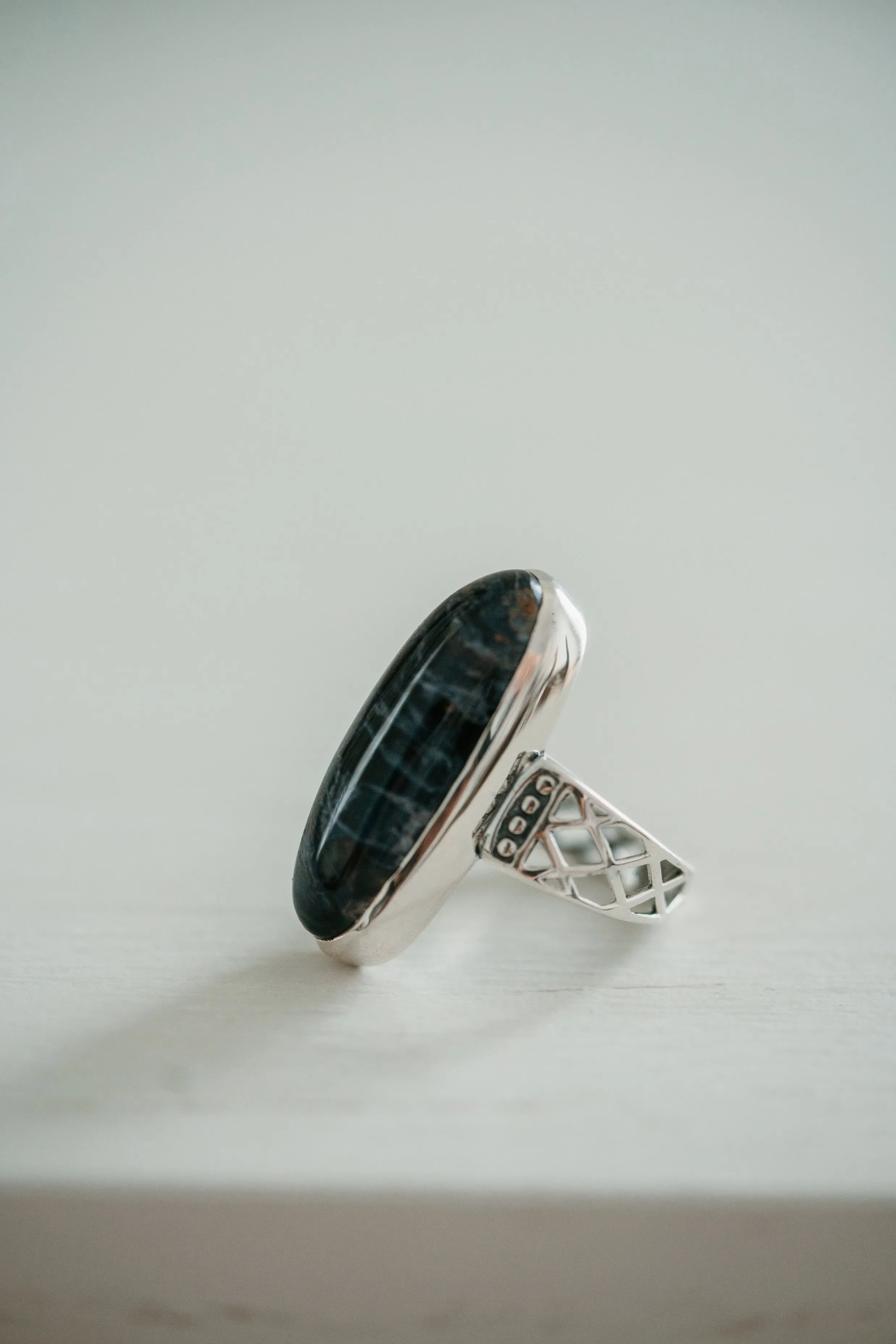 Lessie Ring | Pietersite sold by Goldie Lew product image thumbnail 2