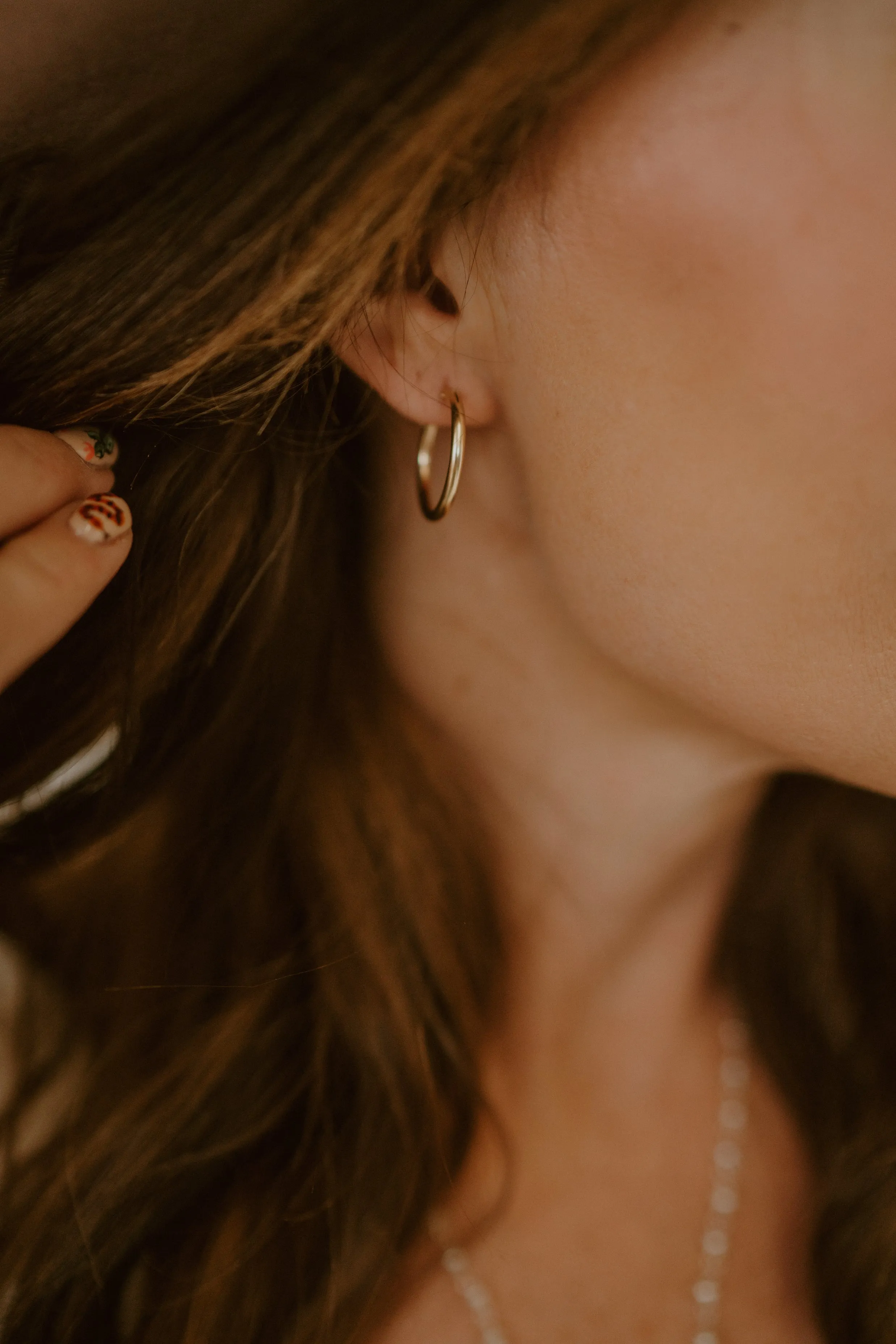 Gold Hoops | Medium sold by Goldie Lew product image thumbnail 2