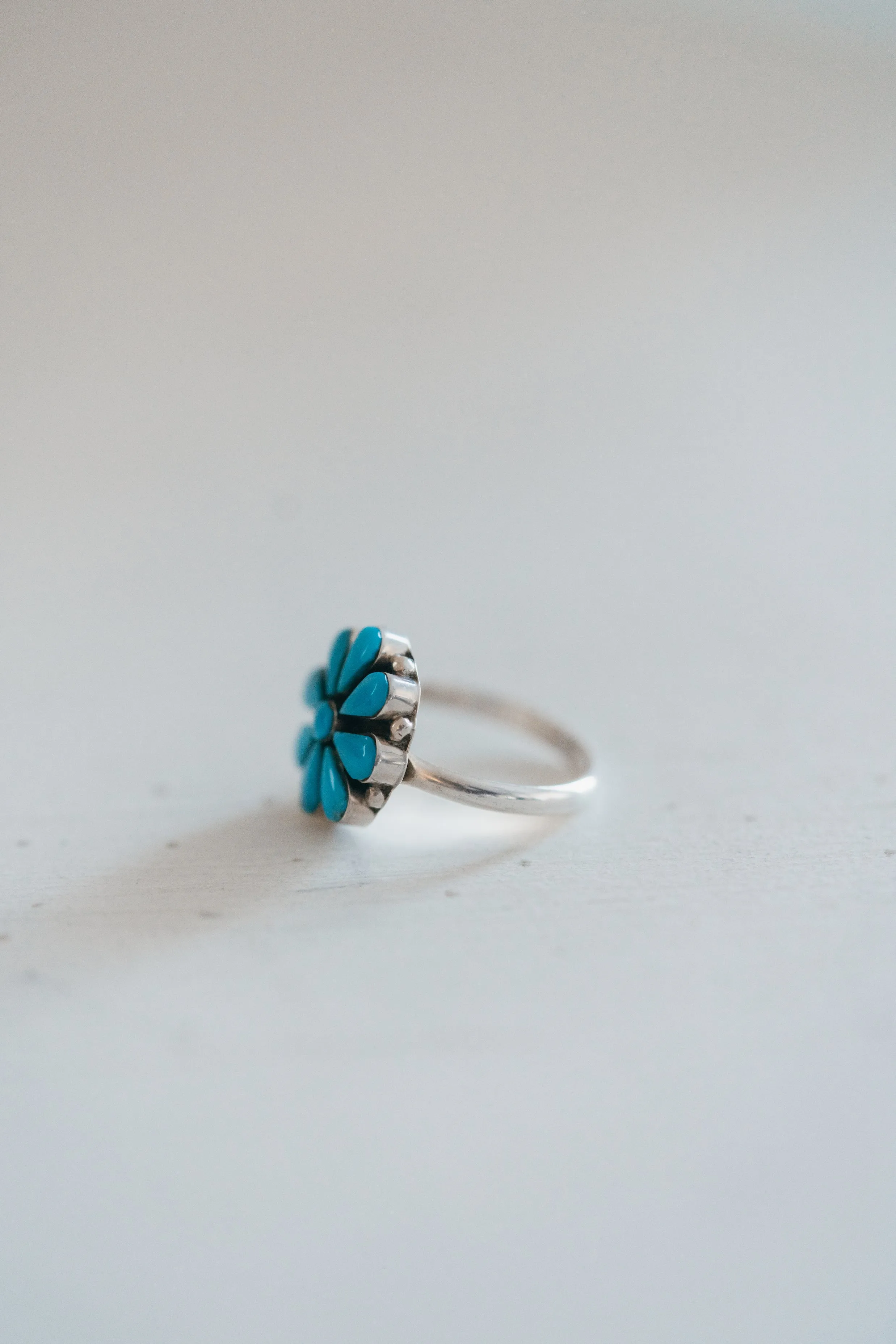 Hattie Ring | Turquoise - FINAL SALE sold by Goldie Lew product image thumbnail 4