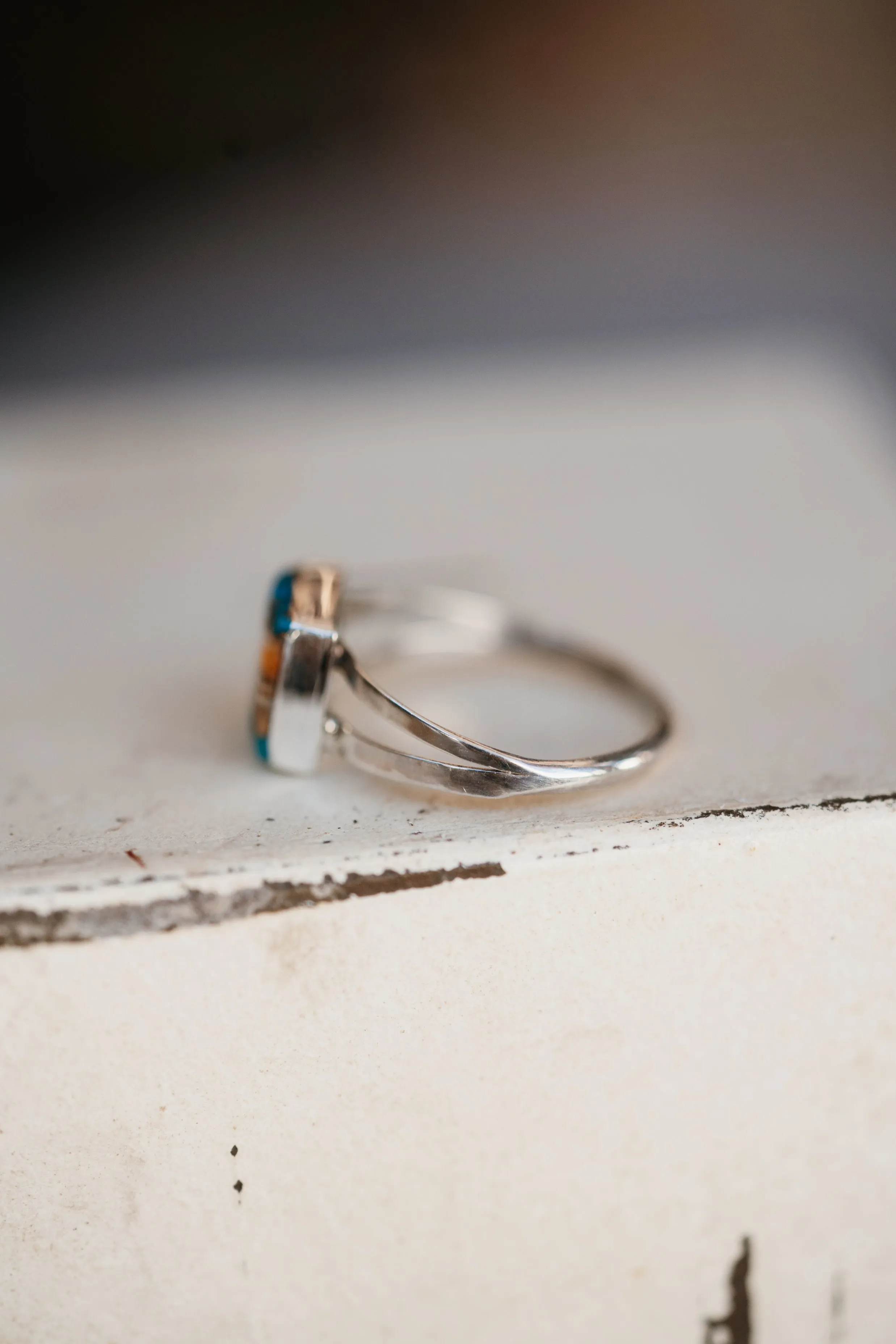 Glory Ring | Spiny Turquoise sold by Goldie Lew product image thumbnail 3