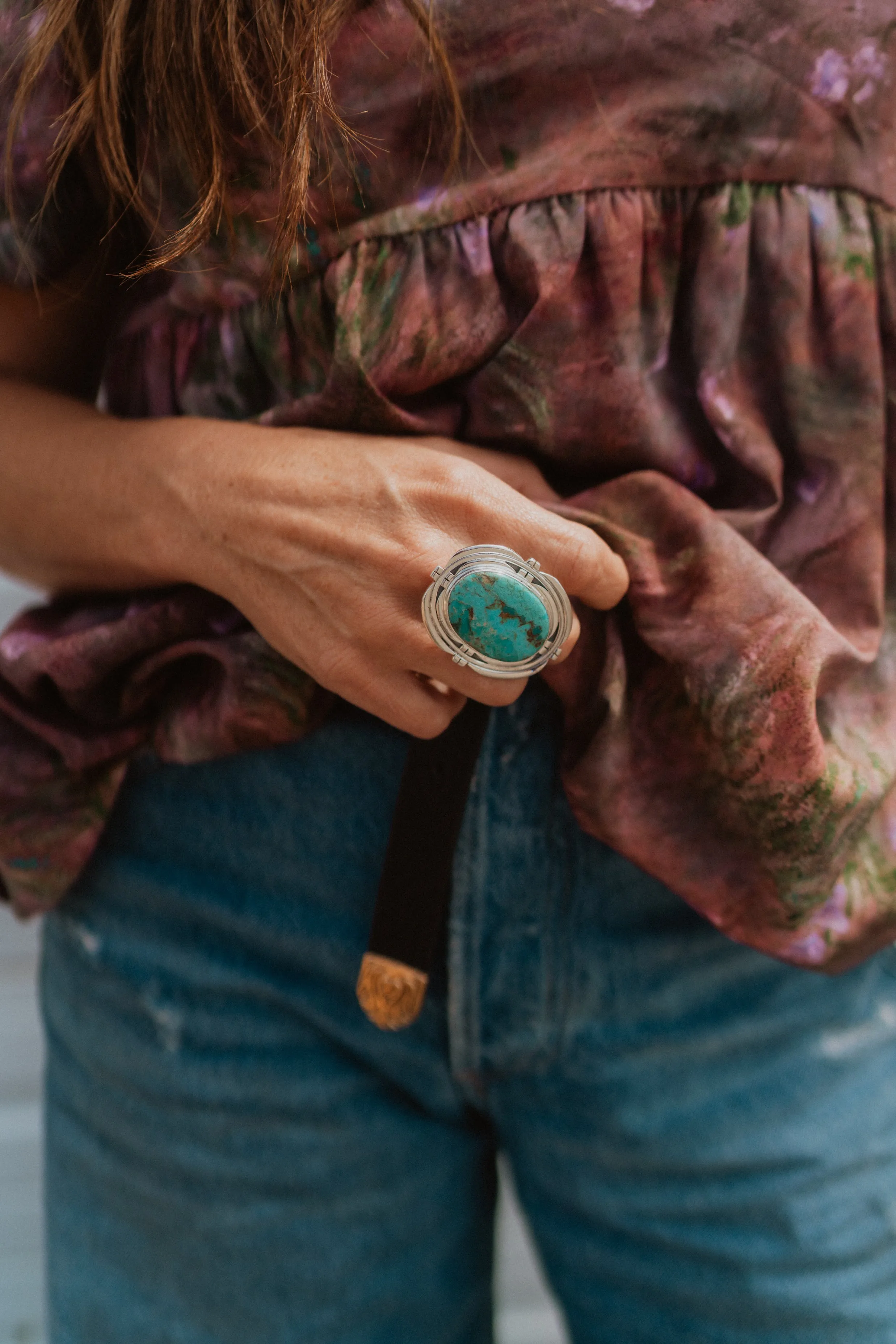 Knoxville Ring | Turquoise sold by Goldie Lew product image thumbnail 2