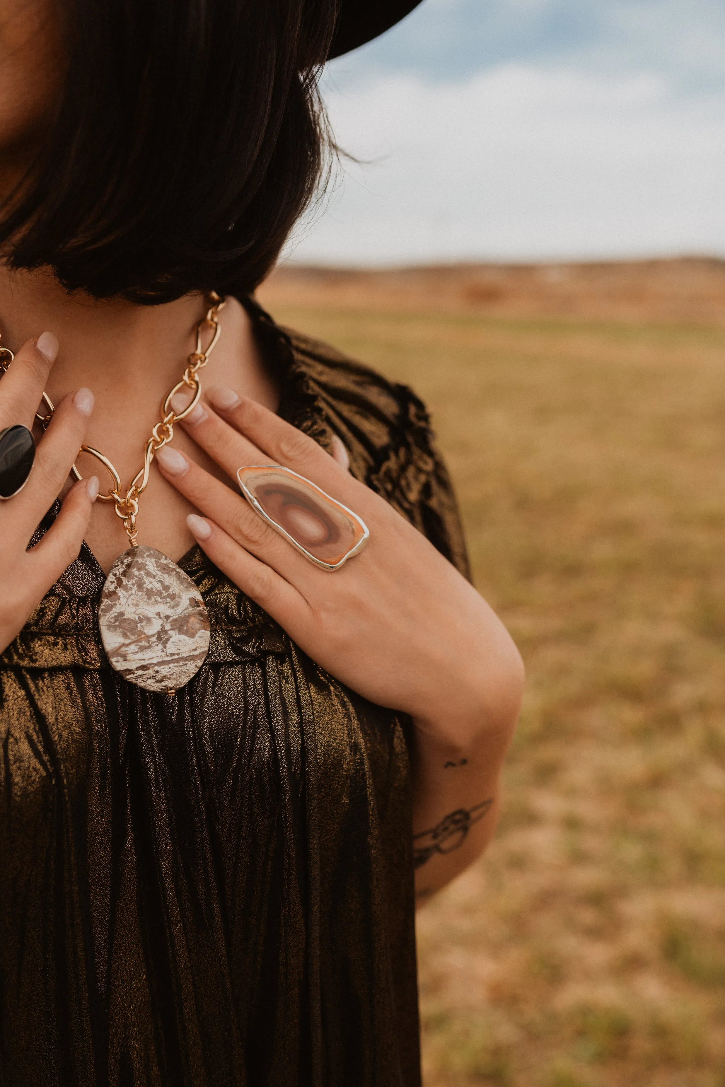 Greta Ring | #3 | Imperial Jasper sold by Goldie Lew