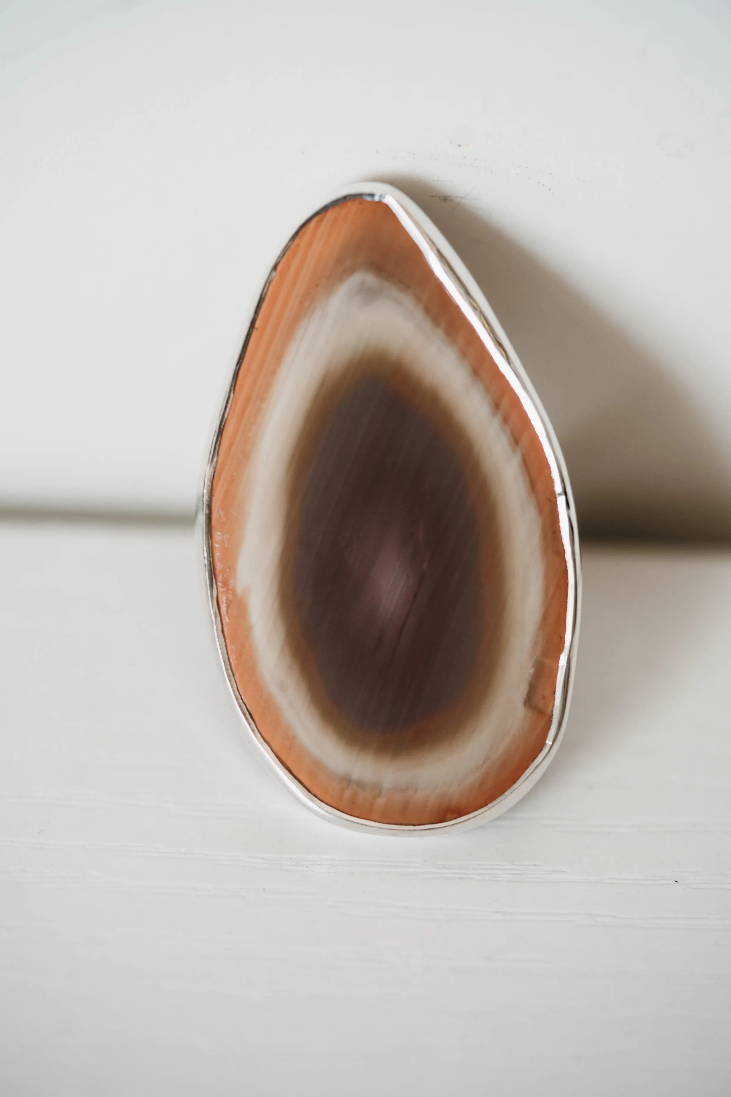 Greta Ring | #3 | Imperial Jasper sold by Goldie Lew product image thumbnail 3