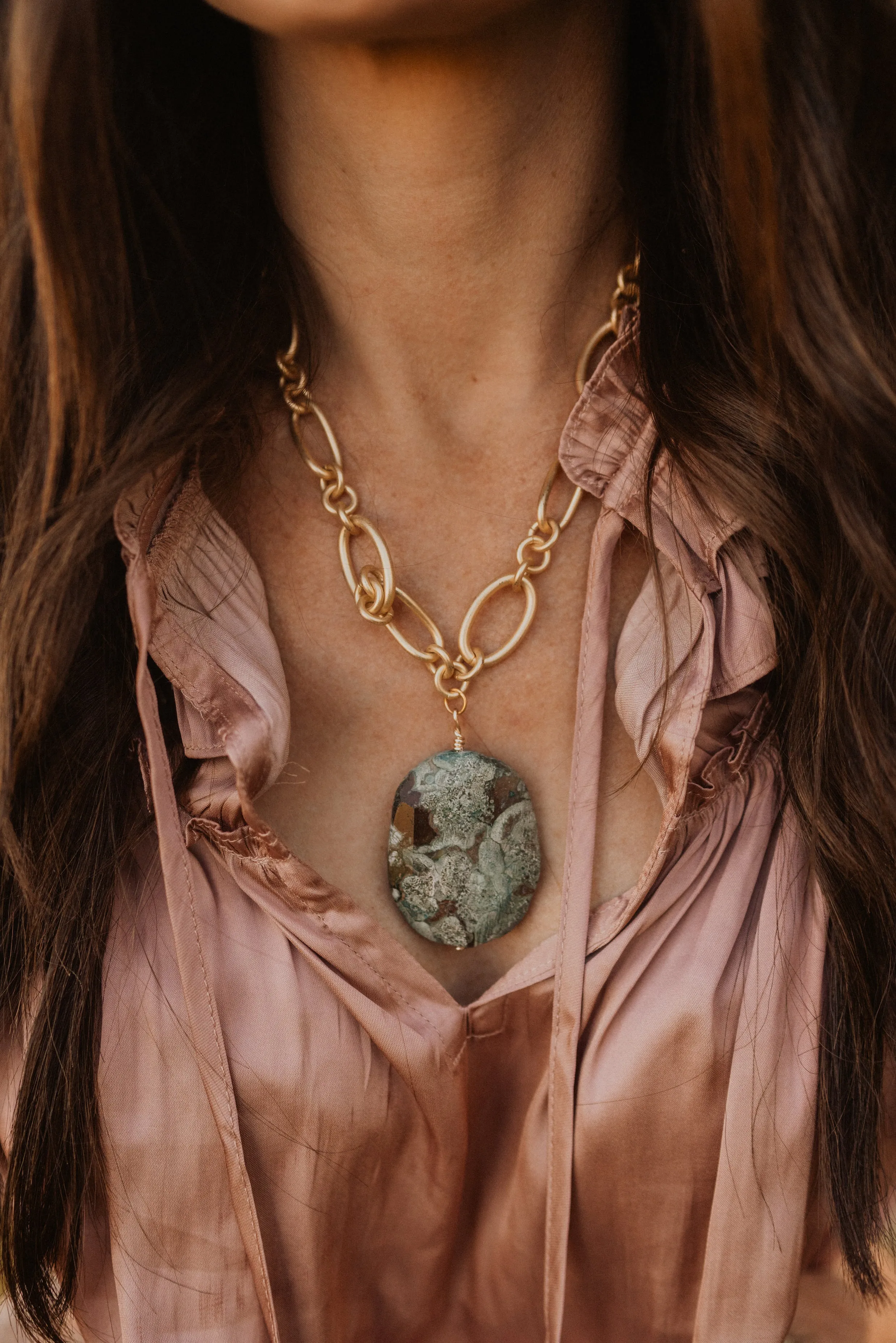 Kaley Necklace | #9 - FINAL SALE sold by Goldie Lew product image thumbnail 4