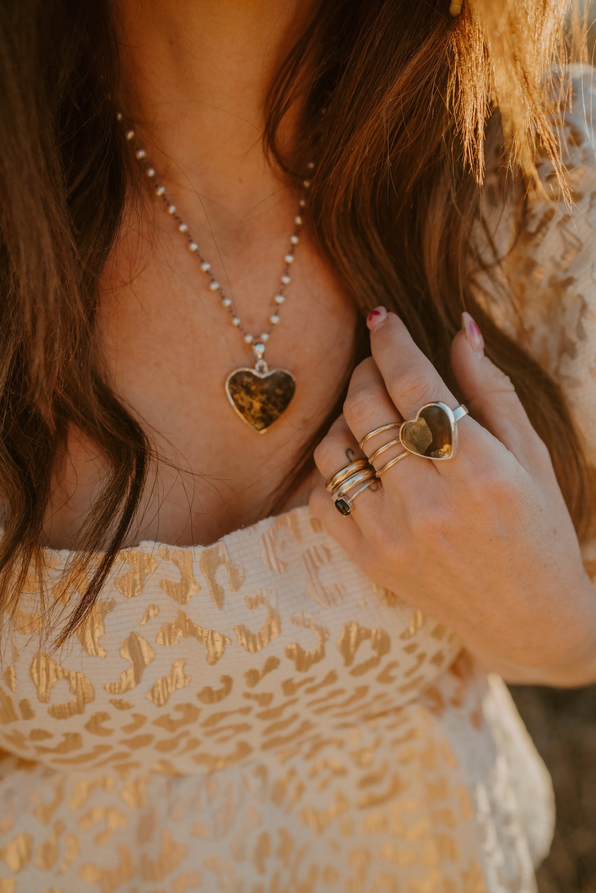 Heart Ring | Apache Gold sold by Goldie Lew product image thumbnail 4