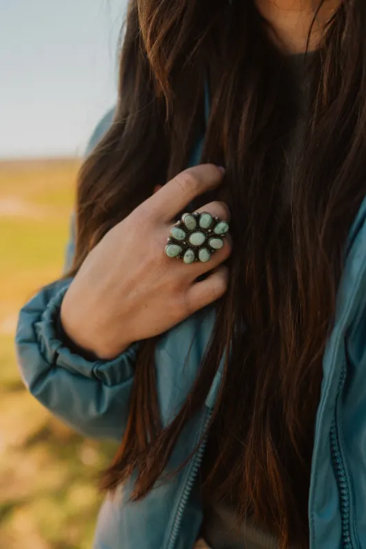 Wisteria Ring | Turquoise sold by Goldie Lew