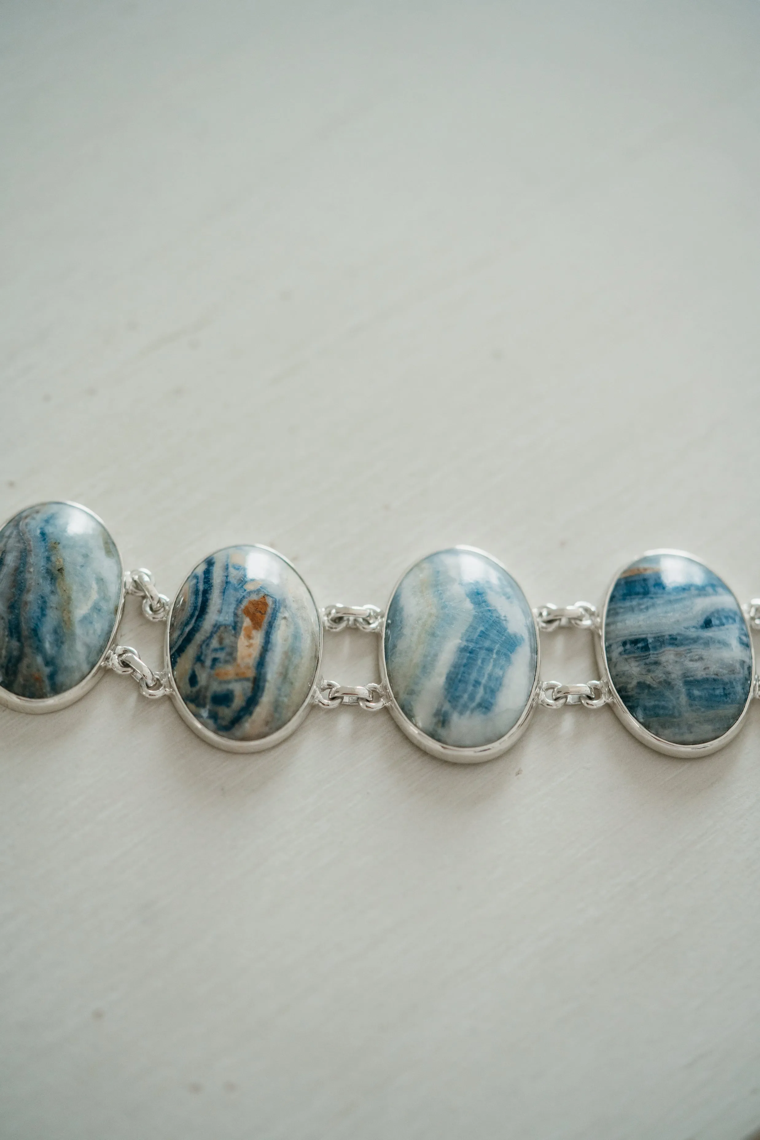 Sienna Bracelet | Blue Scheelite sold by Goldie Lew