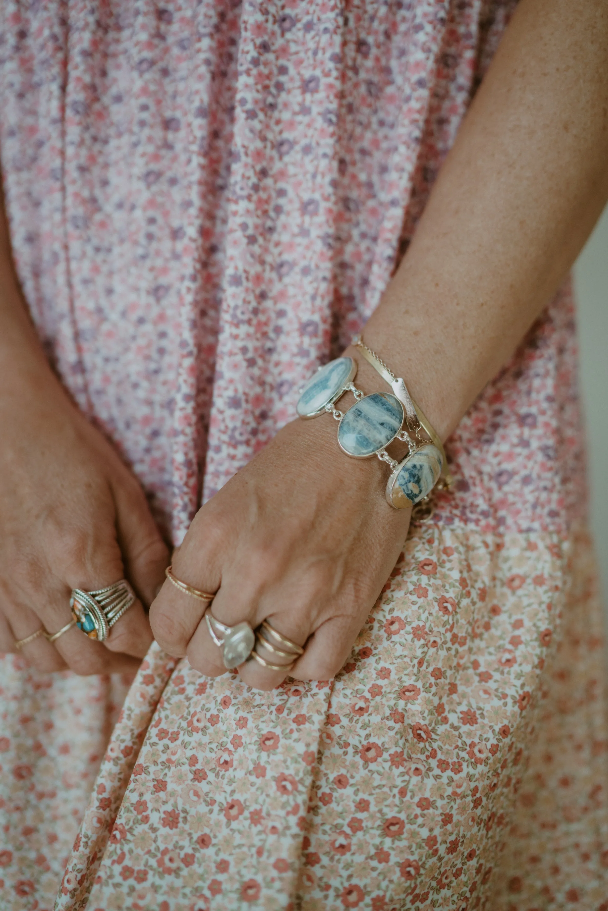 Sienna Bracelet | Blue Scheelite sold by Goldie Lew product image thumbnail 2