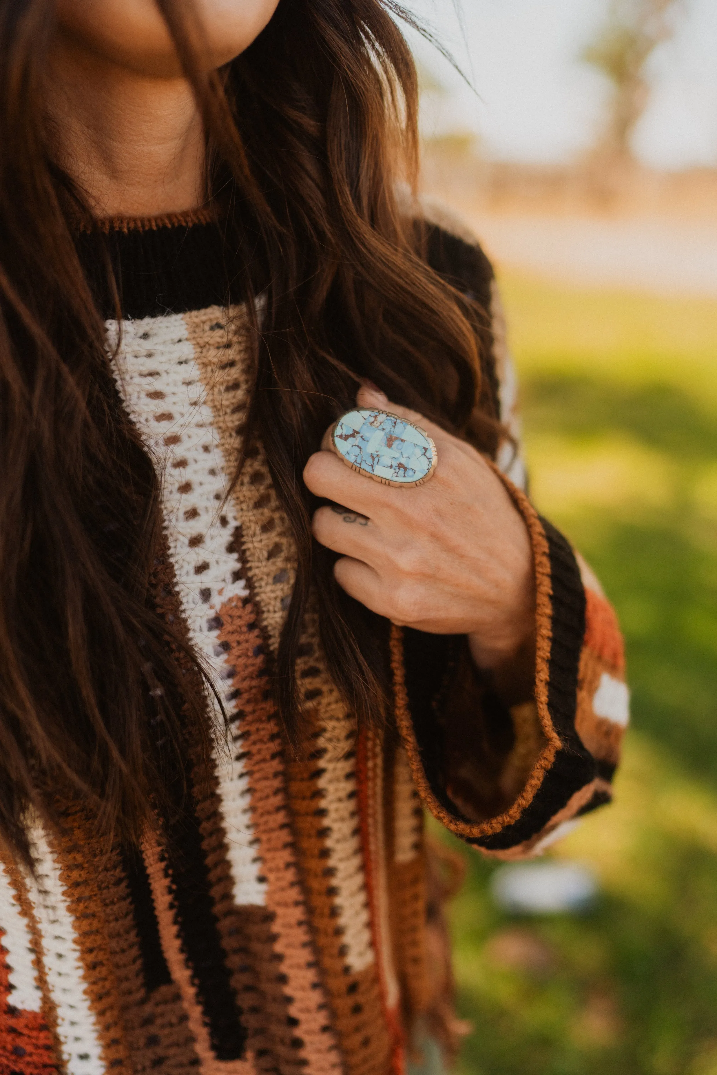 Patchwork Ring sold by Goldie Lew product image thumbnail 4