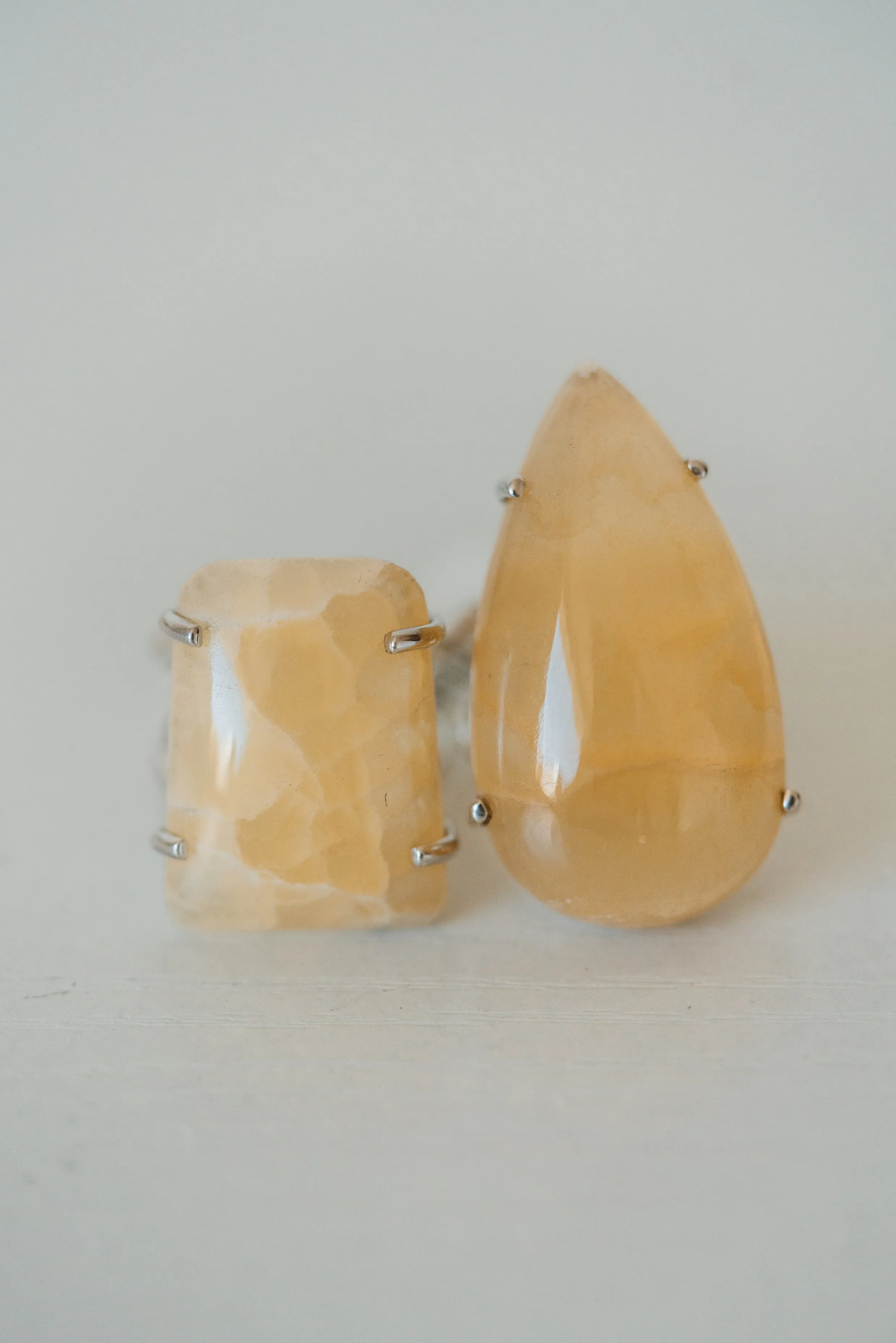 Sanz Ring | Honeycomb Calcite - FINAL SALE sold by Goldie Lew