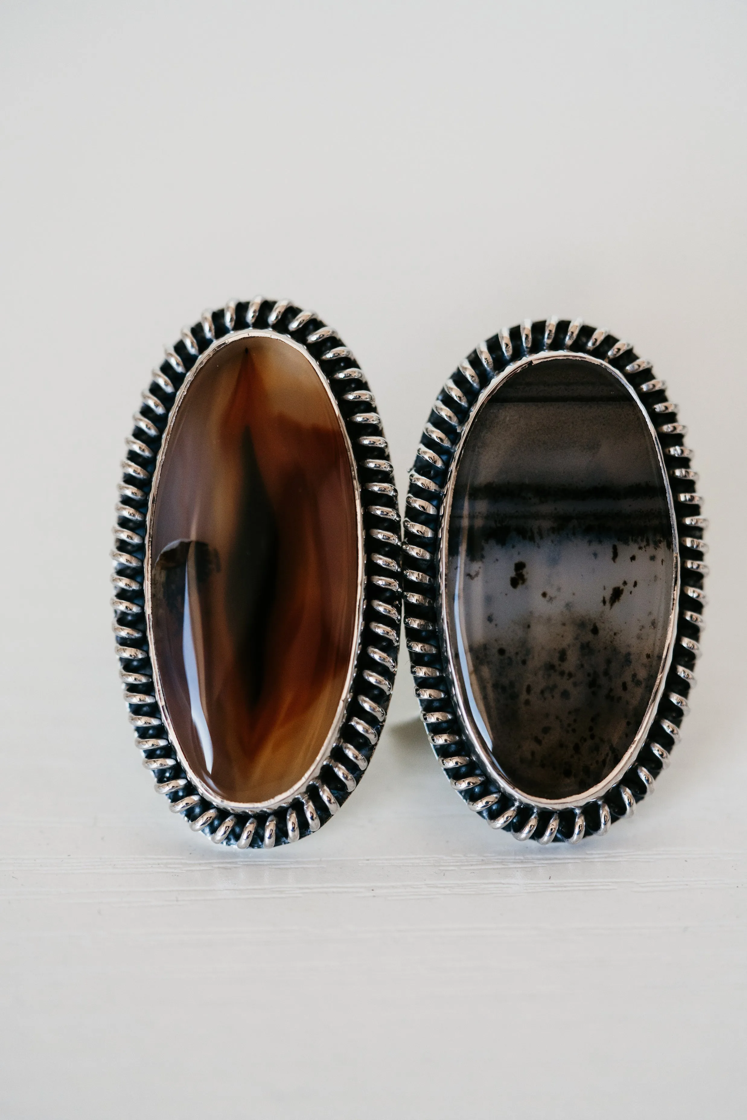Blaze Ring | Montana Agate - FINAL SALE sold by Goldie Lew