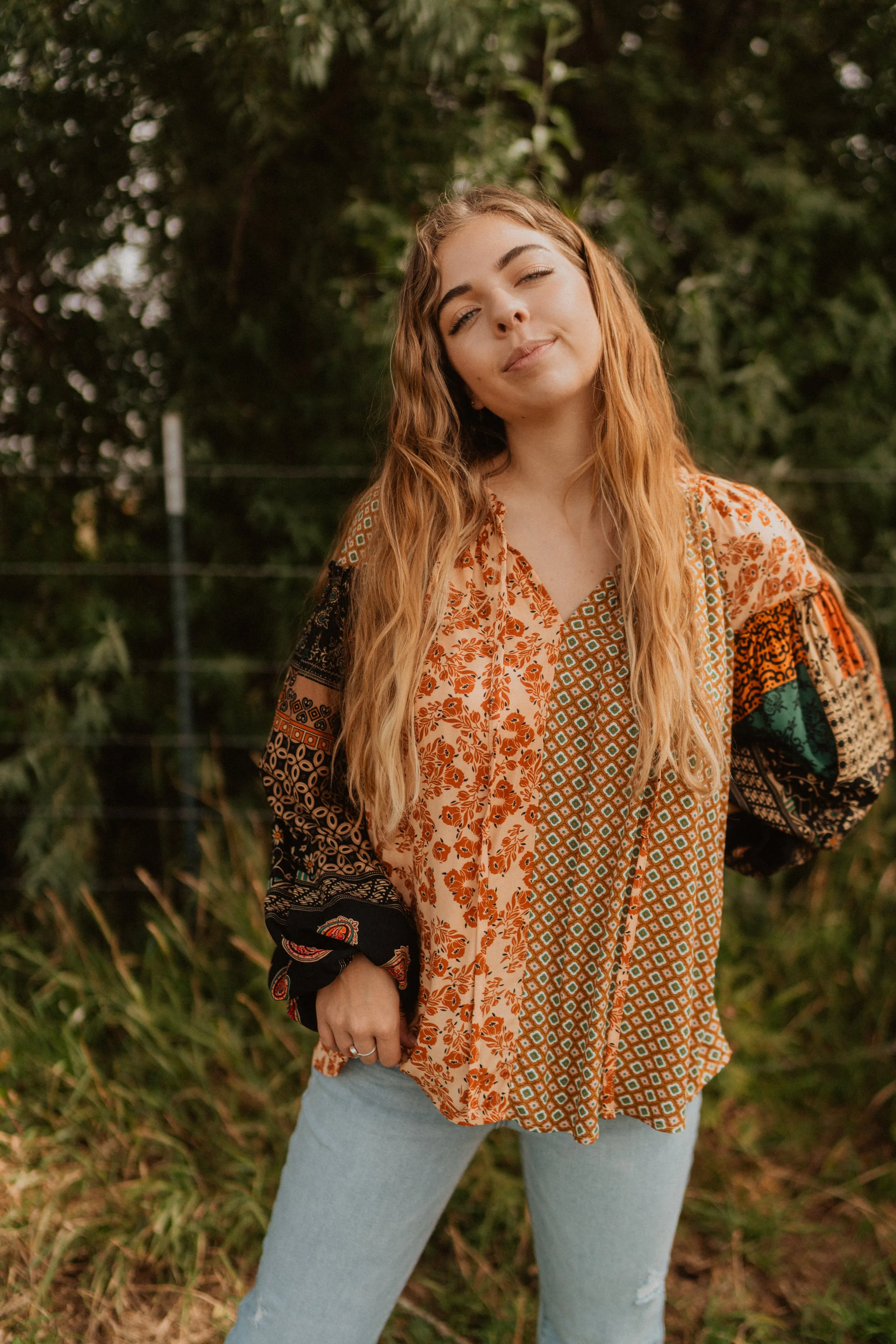 Chalis Blouse | Extended Sizing sold by Goldie Lew product image thumbnail 3