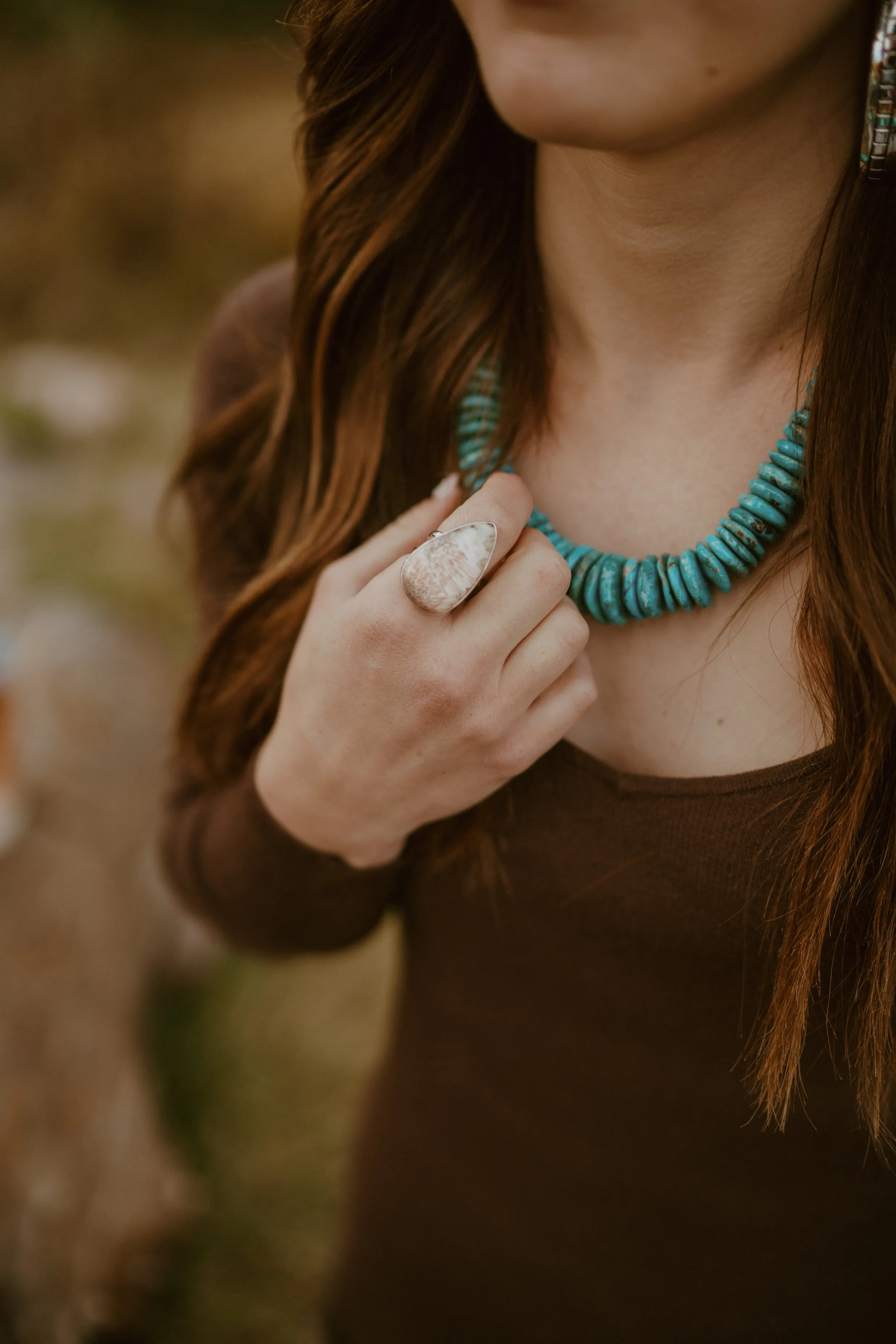 Rosemary Ring | Scolecite sold by Goldie Lew product image thumbnail 5