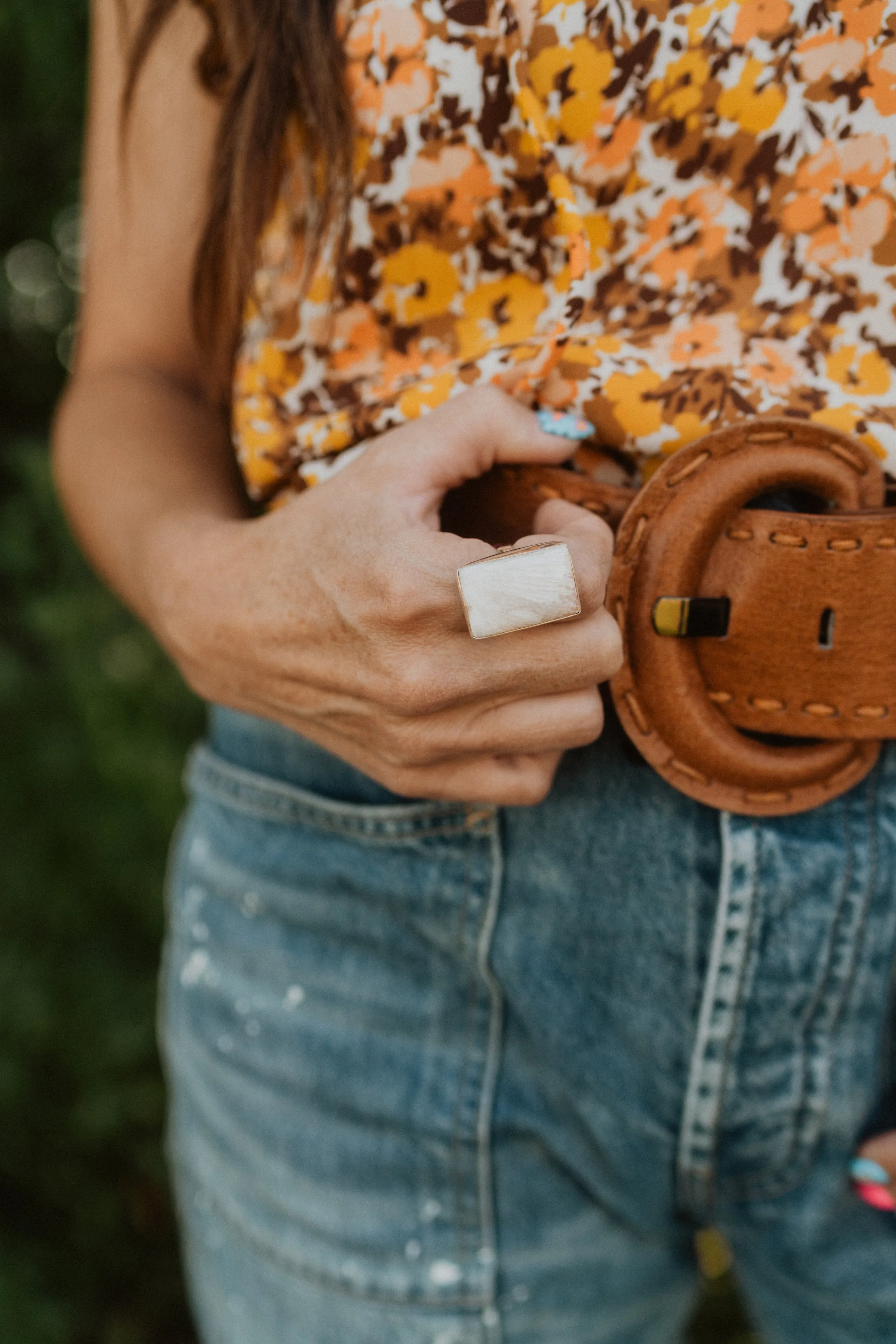 Rosemary Ring | Scolecite sold by Goldie Lew
