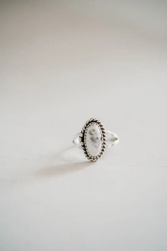 Jill Ring | Howlite sold by Goldie Lew