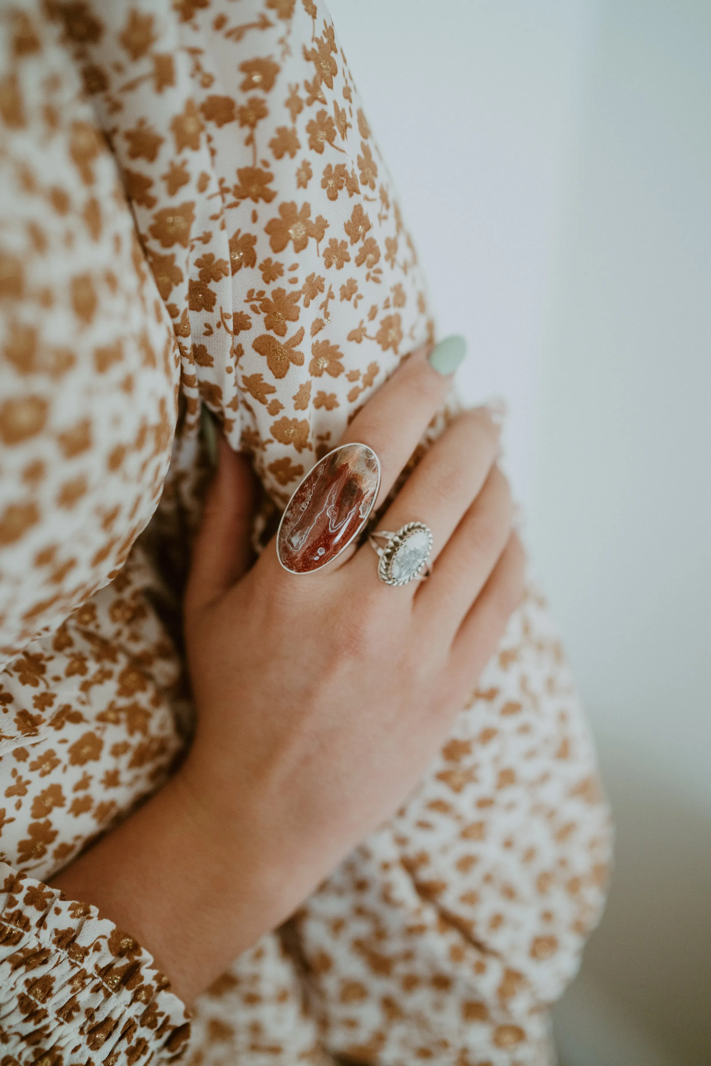Jill Ring | Howlite sold by Goldie Lew product image thumbnail 3