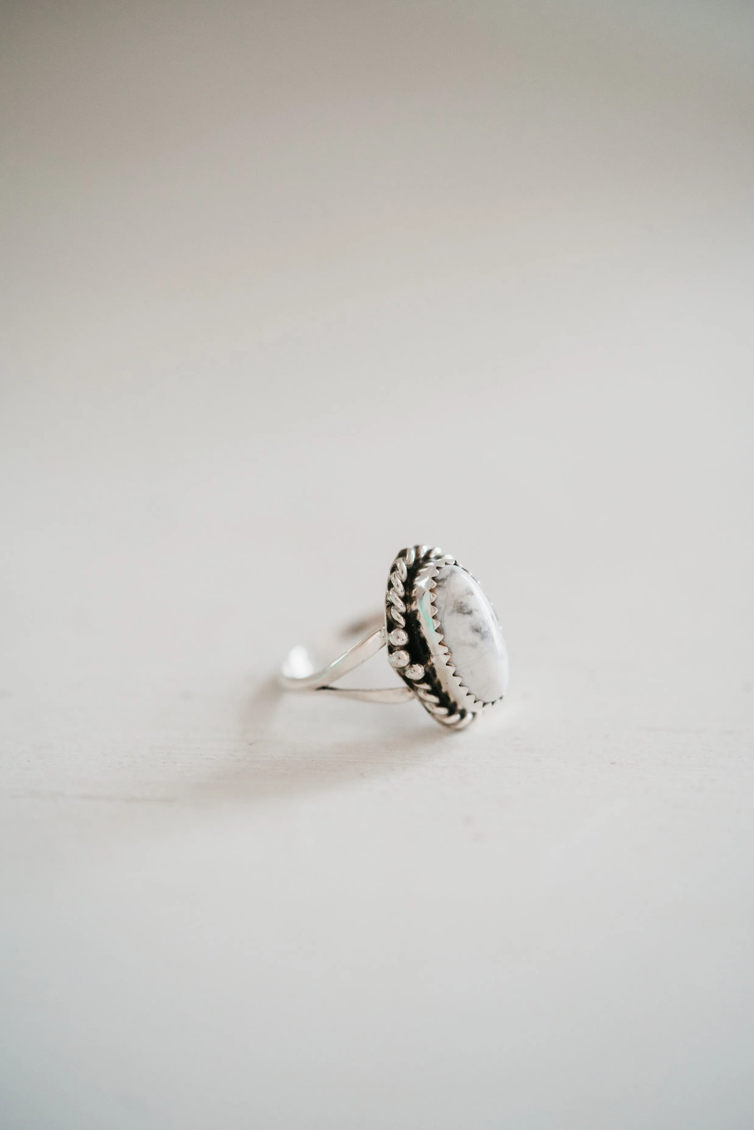 Jill Ring | Howlite sold by Goldie Lew product image thumbnail 2