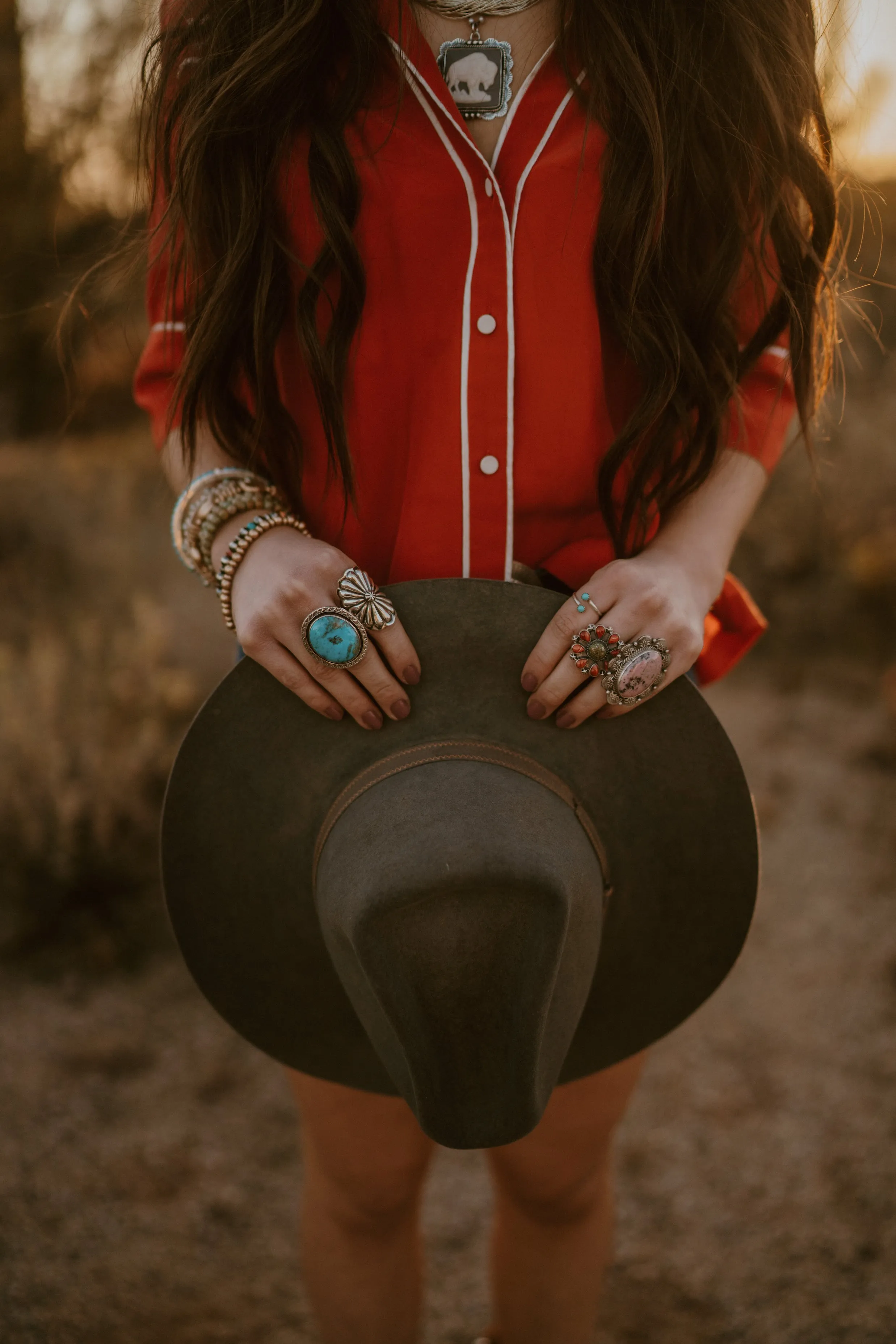 Drew Ring | Turquoise sold by Goldie Lew product image thumbnail 3