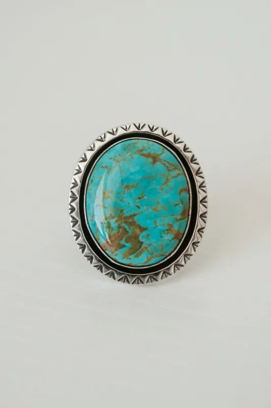 Drew Ring | Turquoise sold by Goldie Lew