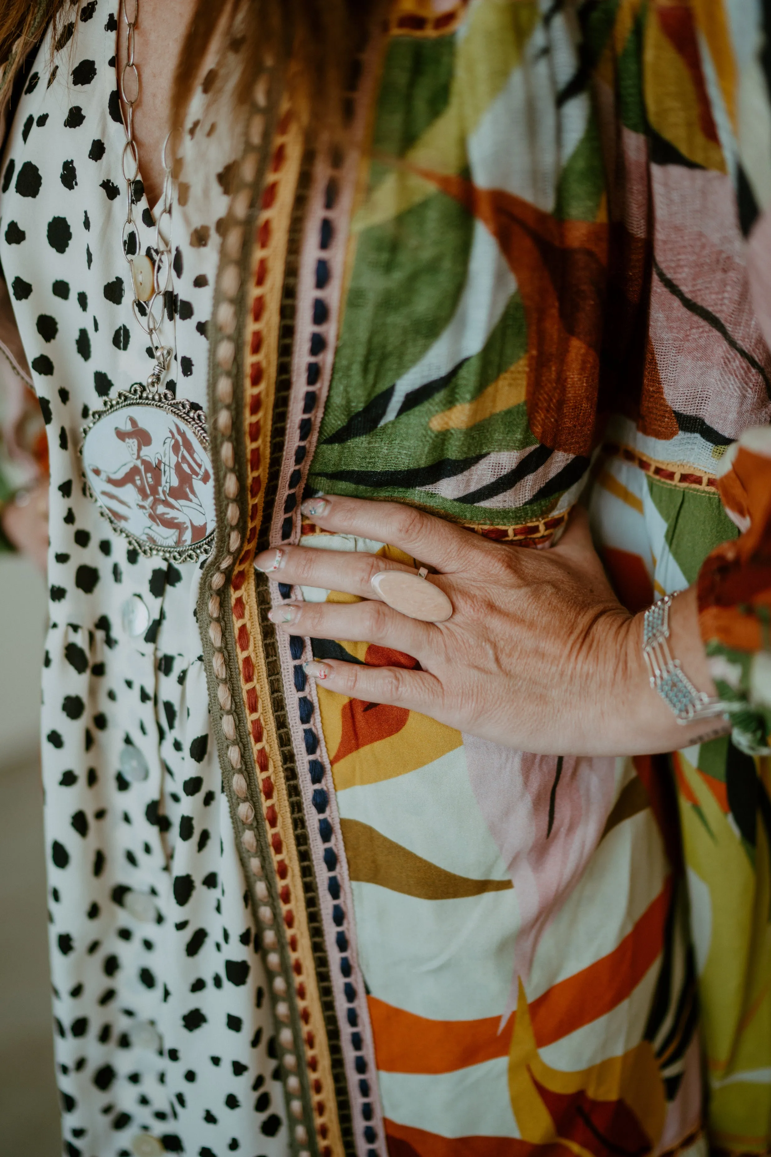 Emmy Ring | Peach Amazonite sold by Goldie Lew product image thumbnail 3