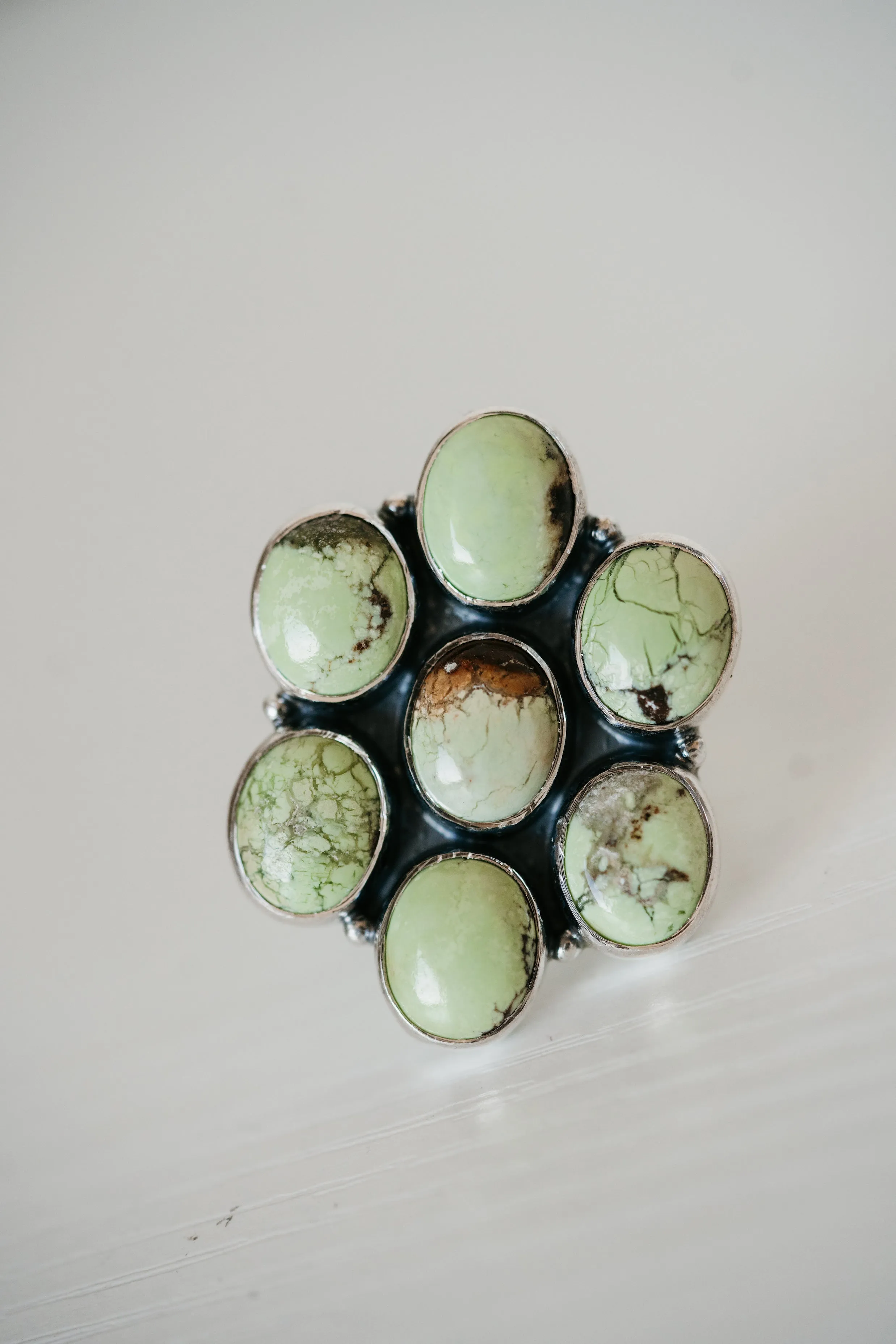 Adalia Ring | Lemon Chrysoprase sold by Goldie Lew product image thumbnail 2