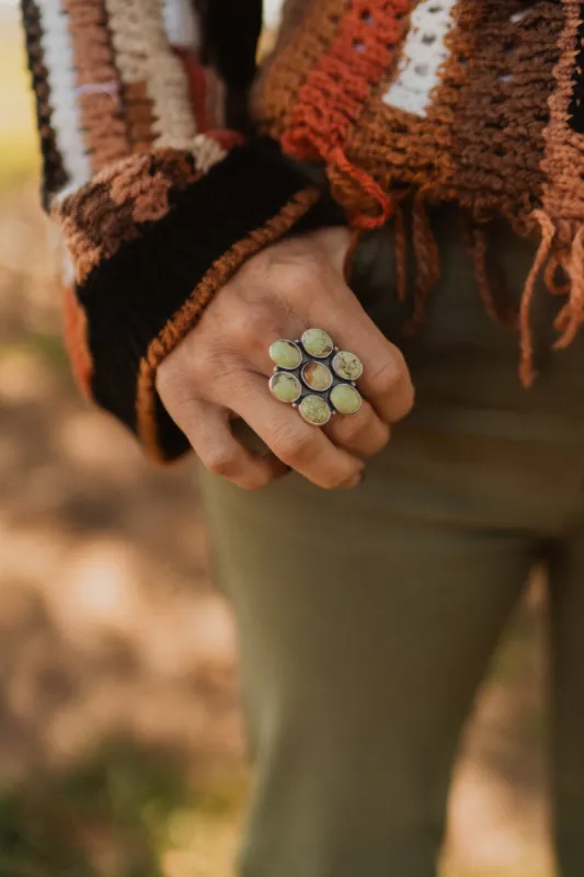 Adalia Ring | Lemon Chrysoprase sold by Goldie Lew