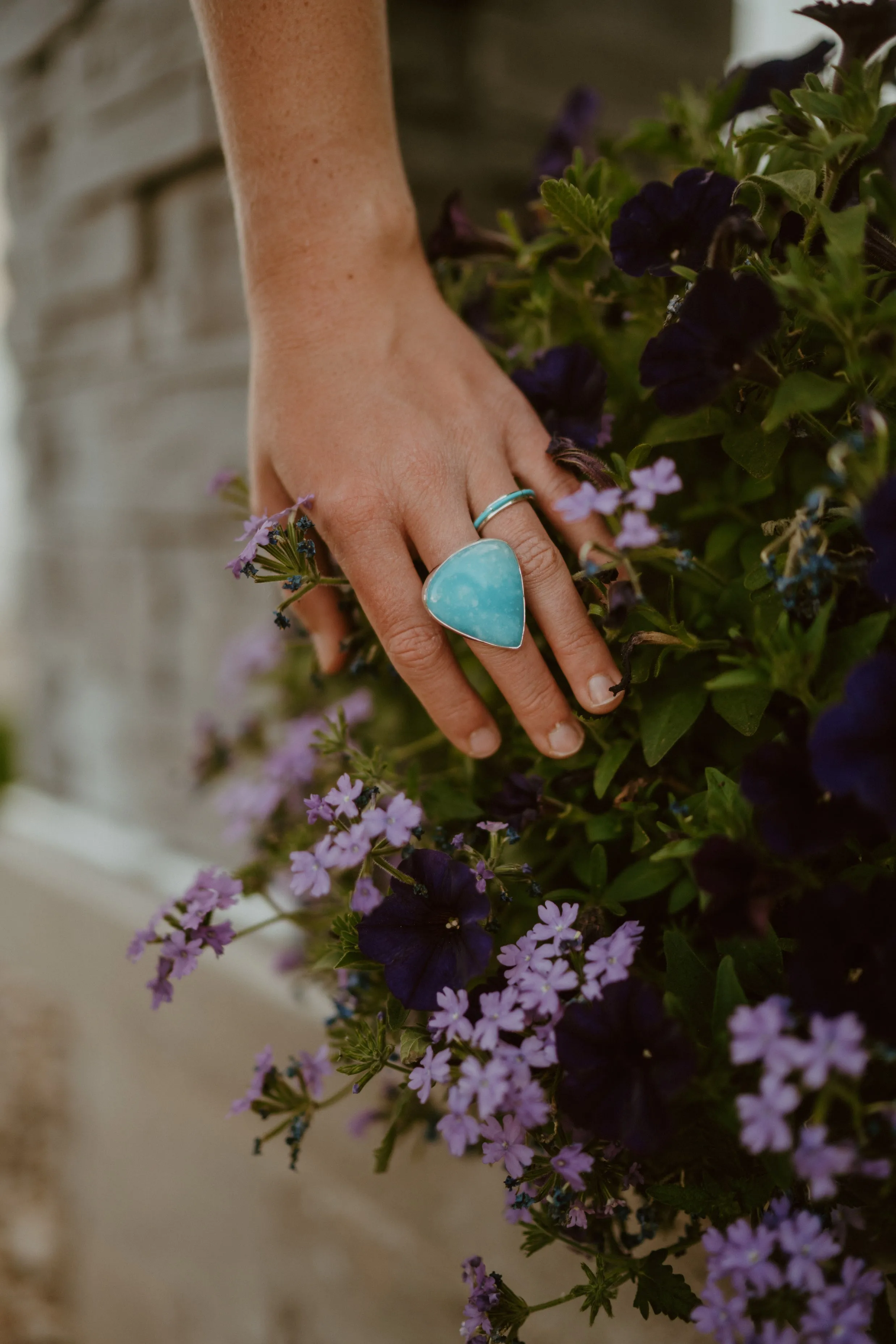 Scarlett Ring | Turquoise sold by Goldie Lew product image thumbnail 3