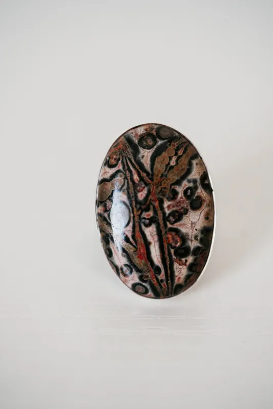 Jungle Ring | Leopard Jasper sold by Goldie Lew