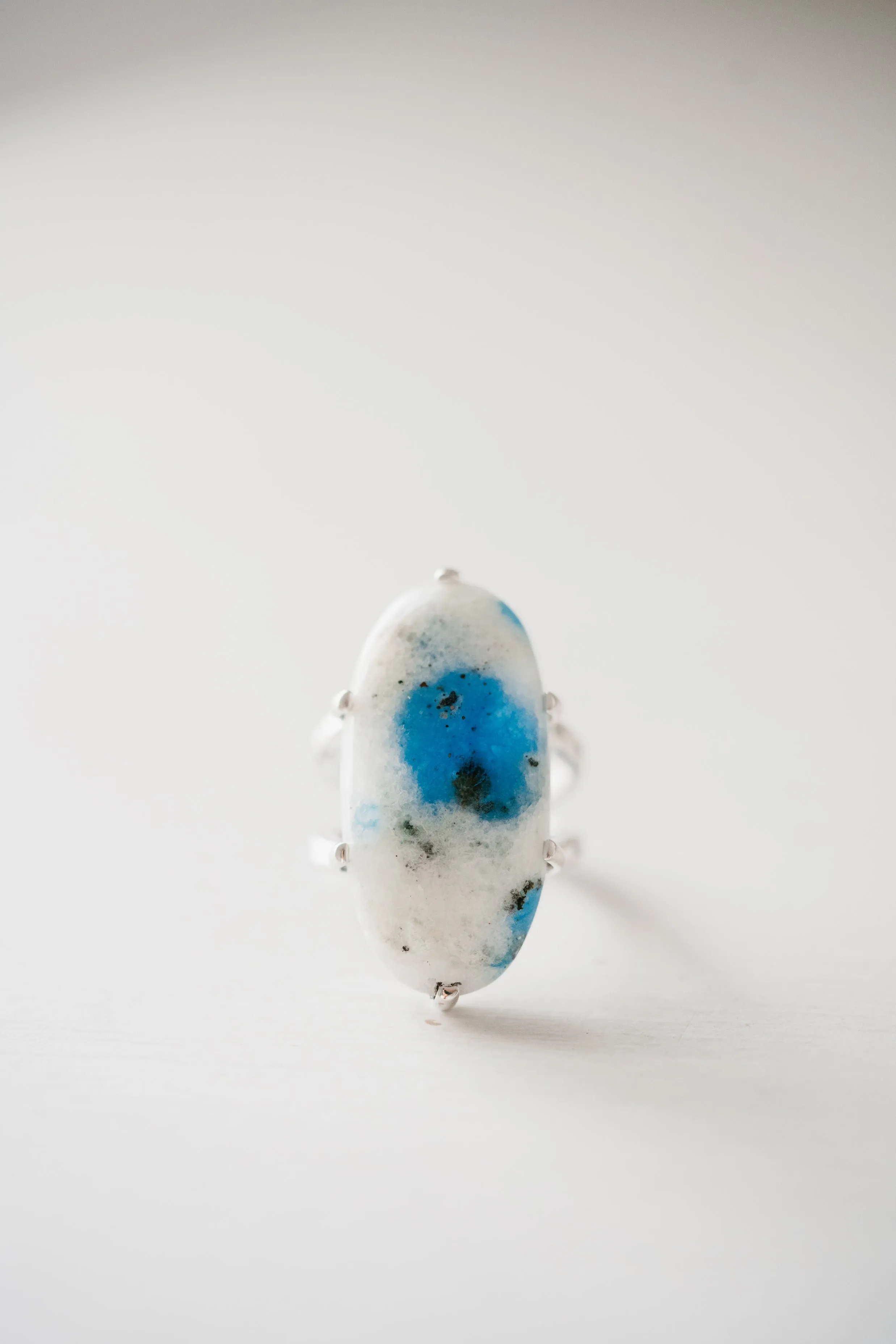 Lynn Ring | Azurite Quartz sold by Goldie Lew