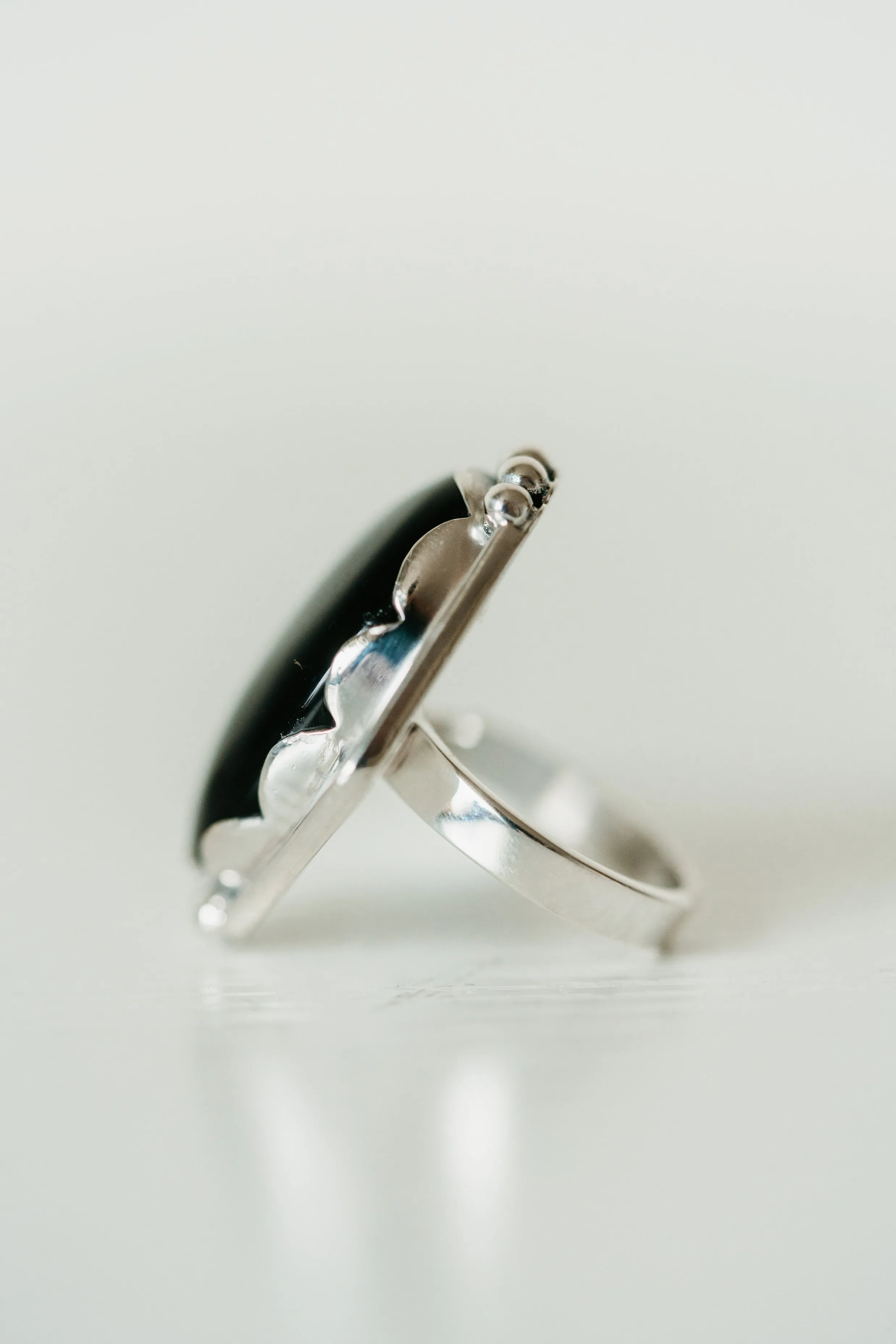 Jenni Kait Ring | Black Onyx sold by Goldie Lew product image thumbnail 4