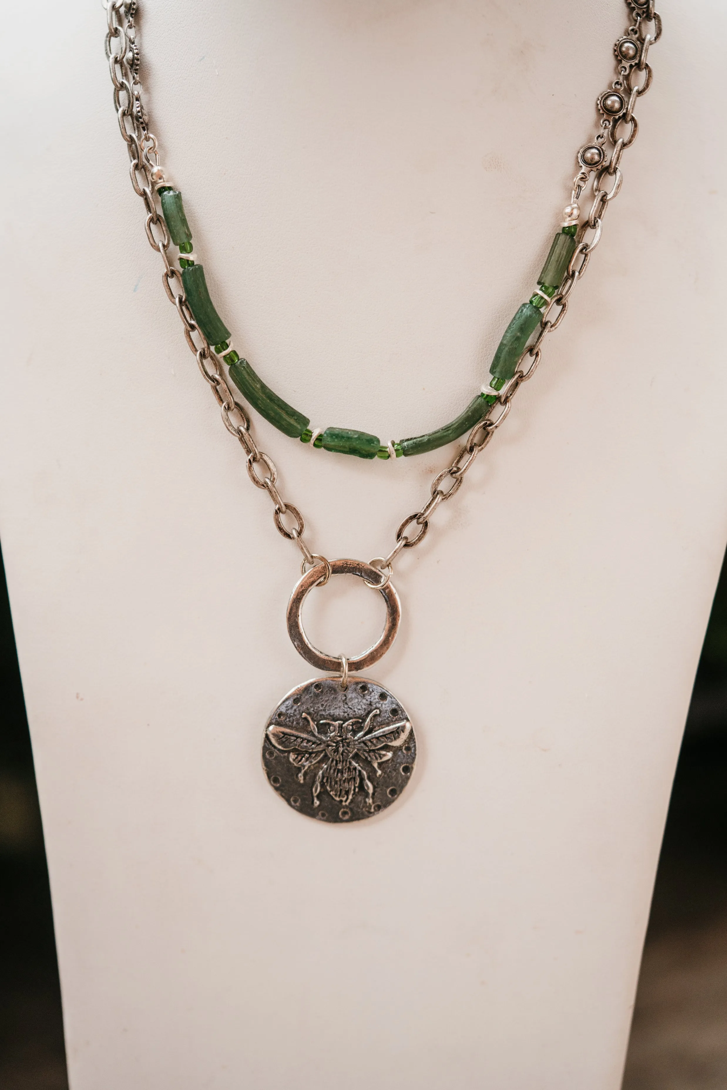 Silver Bee + Silver Finley Necklace Set sold by Goldie Lew product image thumbnail 2