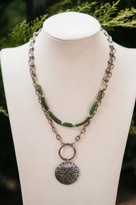 Silver Bee + Silver Finley Necklace Set sold by Goldie Lew