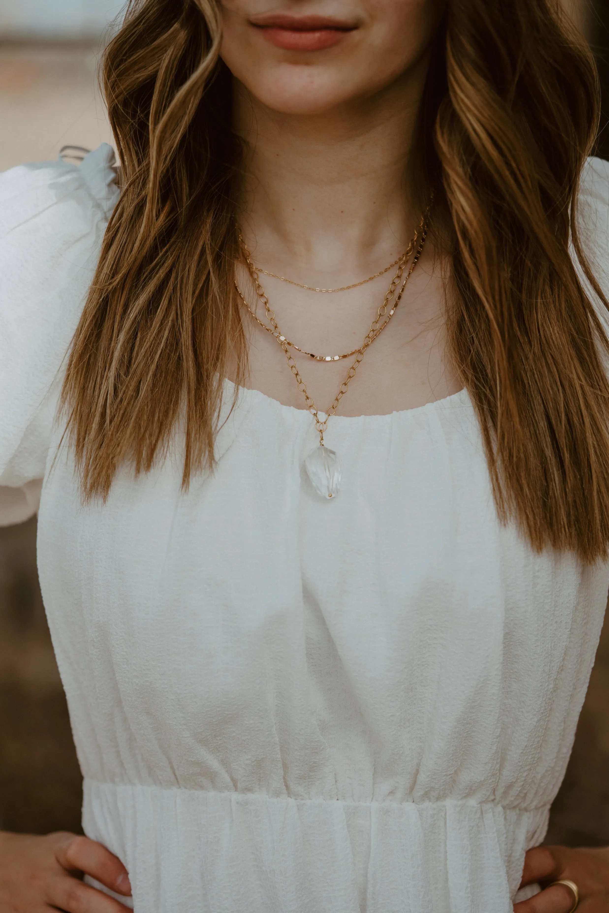 Triple Strand Pauly Necklace sold by Goldie Lew product image thumbnail 3