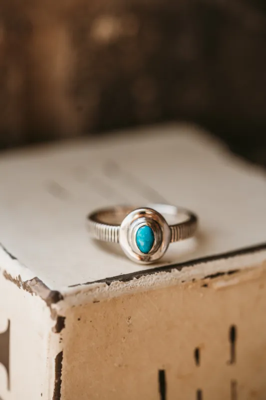 Brooklyn Ring | Turquoise - FINAL SALE sold by Goldie Lew