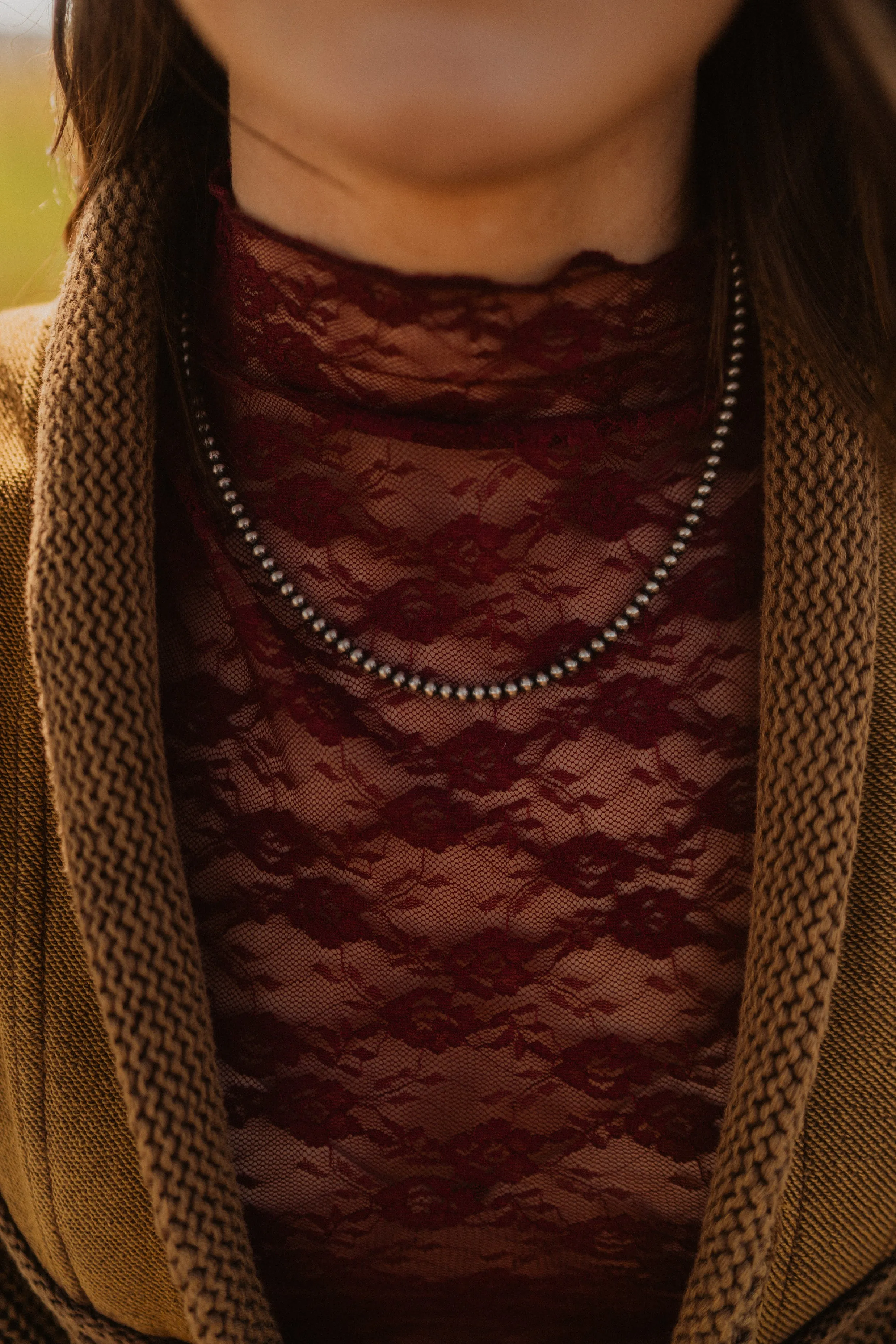 Myla Necklace | 4 mm sold by Goldie Lew product image thumbnail 4