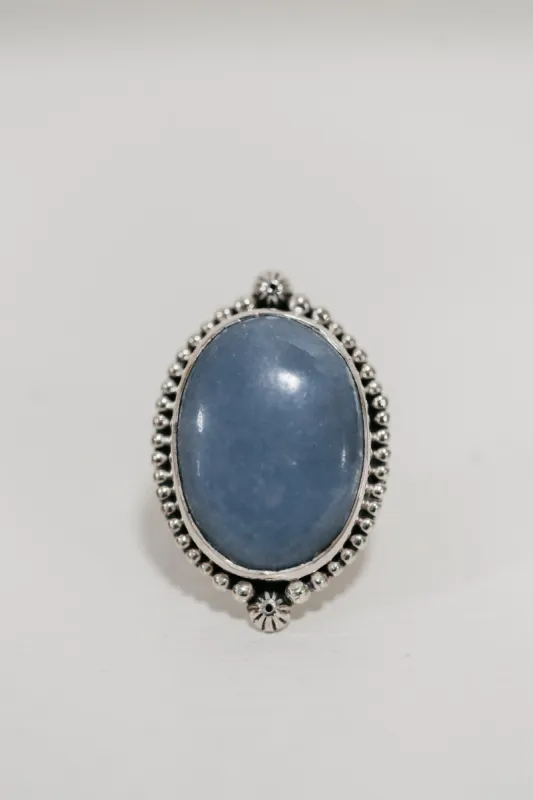 Shaya Ring | Angelite sold by Goldie Lew
