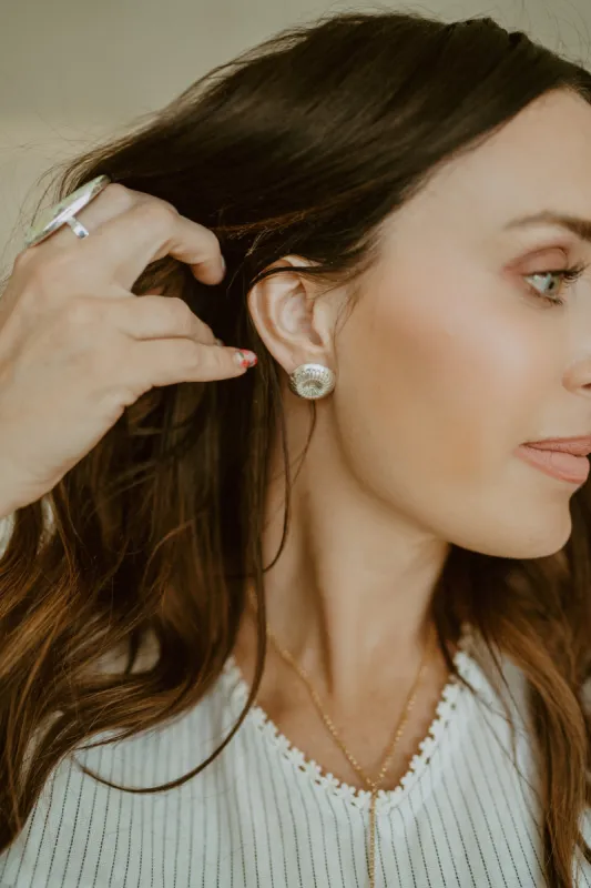 Lauren Studs sold by Goldie Lew