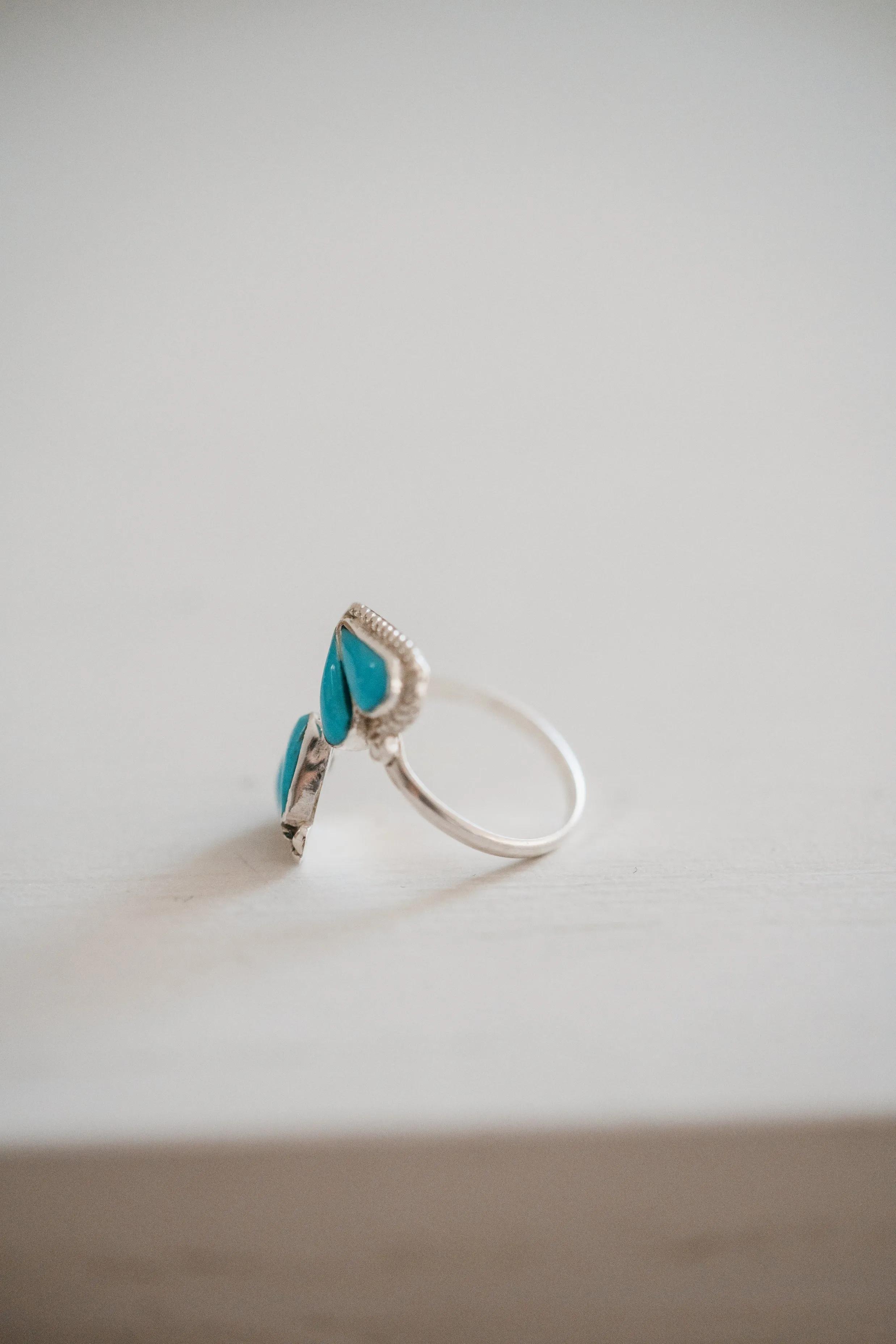 Double Heart Ring sold by Goldie Lew product image thumbnail 2