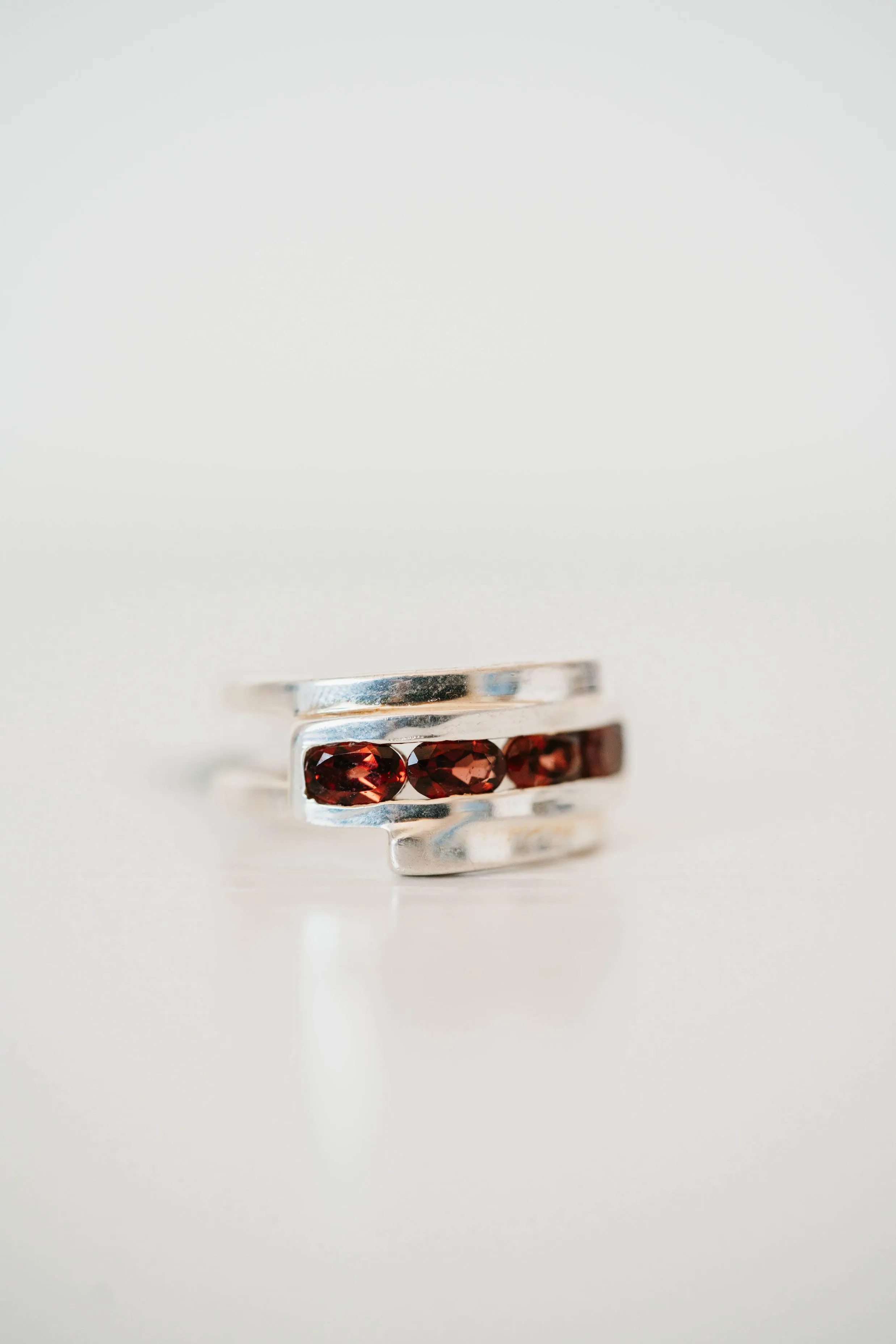 Christina Ring | Red Garnet - FINAL SALE sold by Goldie Lew