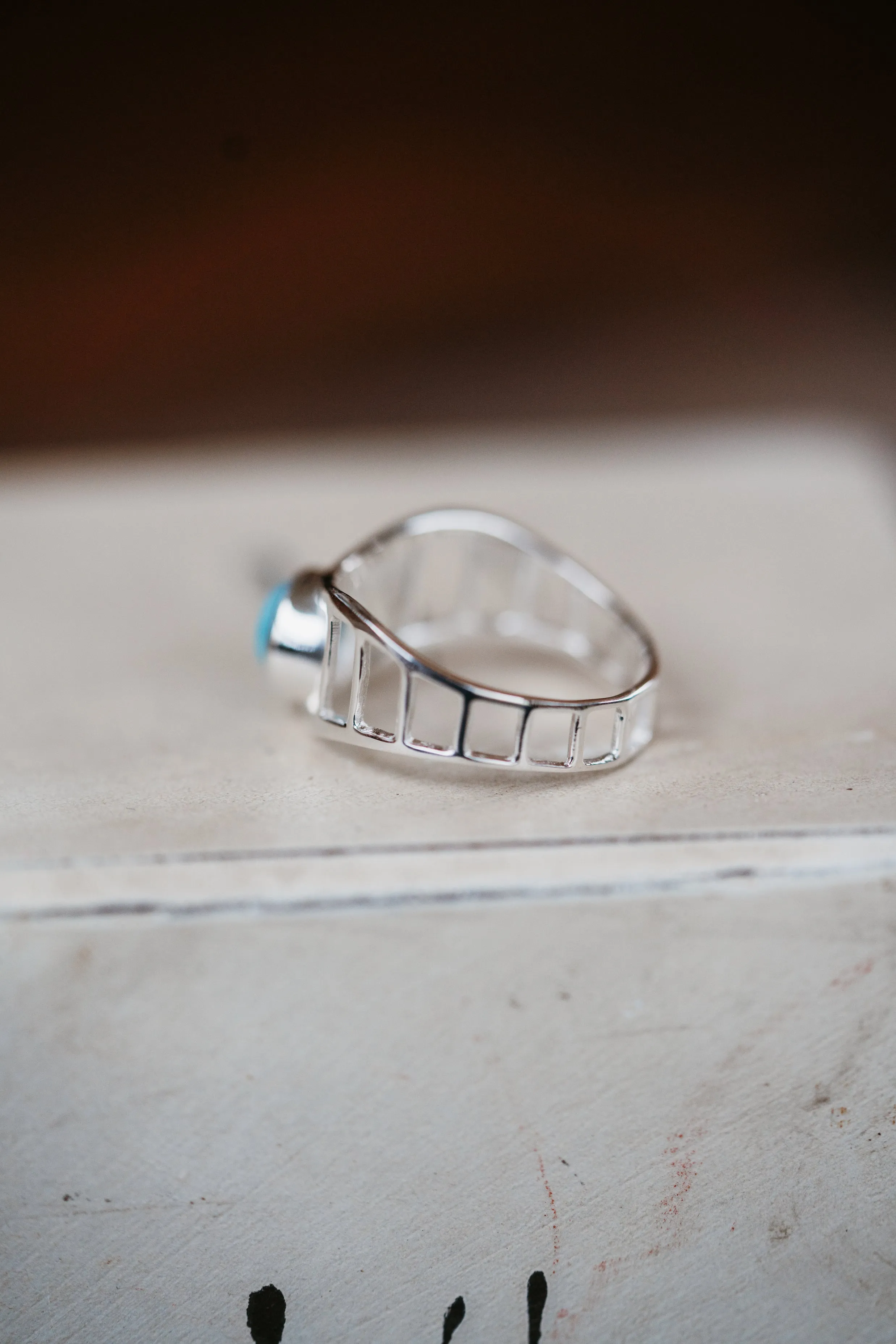 Olly Ring | Larimar - FINAL SALE sold by Goldie Lew product image thumbnail 2