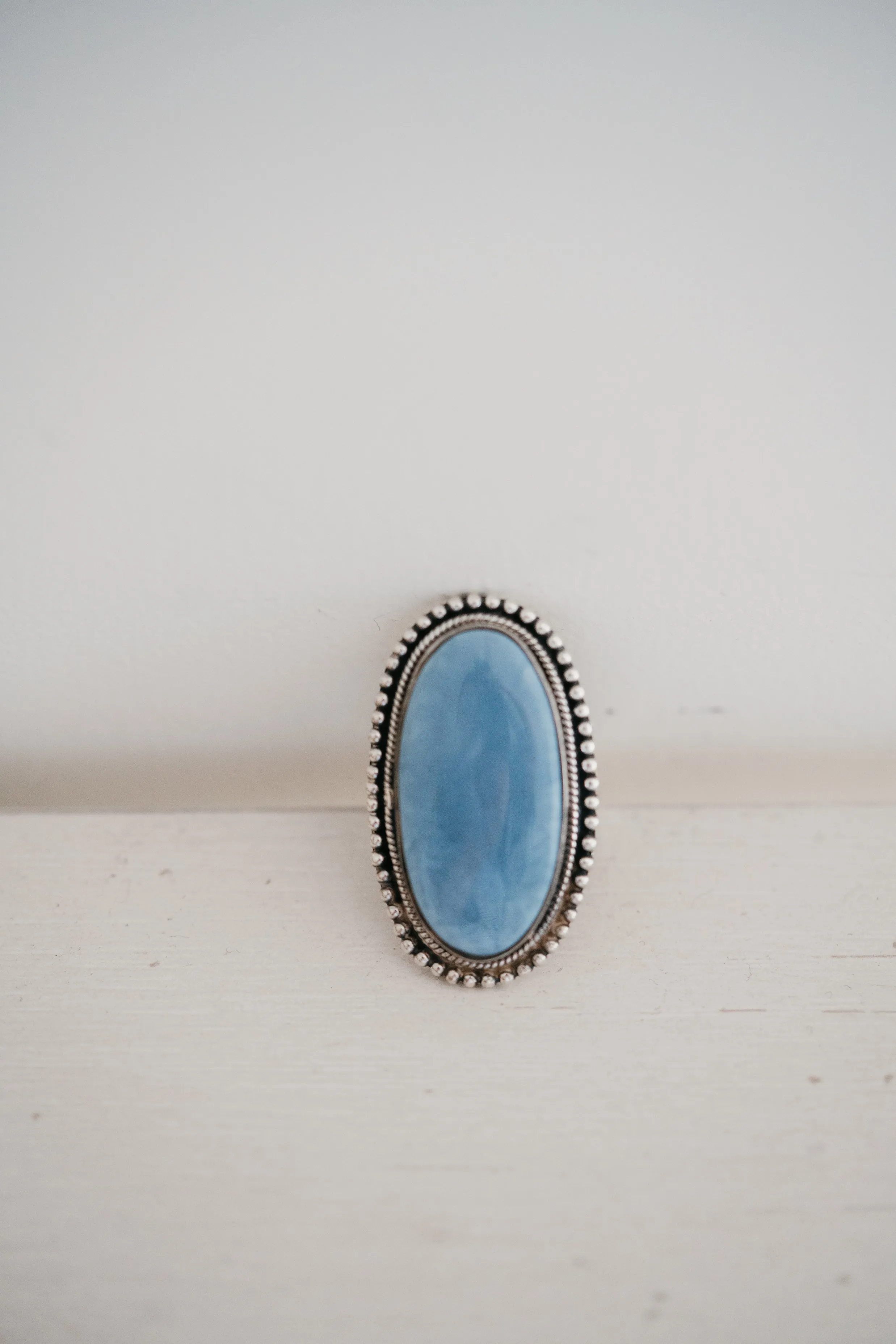 Jasmine Ring | Large | Blue Opal sold by Goldie Lew product image thumbnail 3