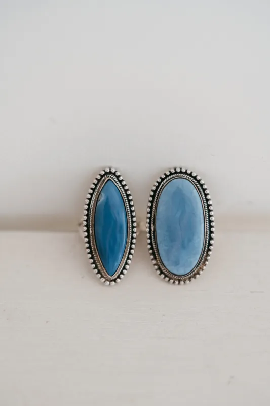 Jasmine Ring | Large | Blue Opal sold by Goldie Lew