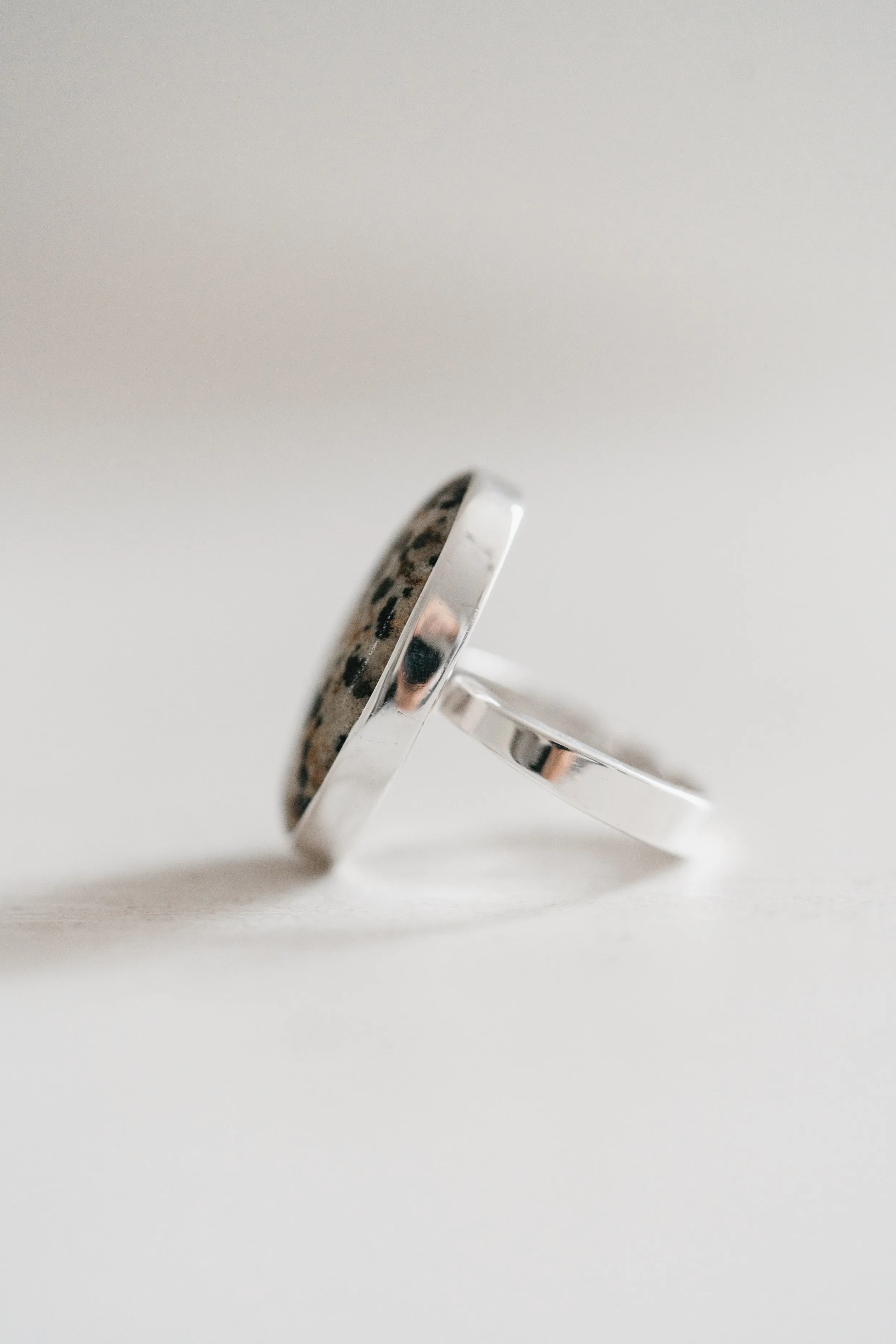 Norma Ring | Dalmatian Jasper sold by Goldie Lew product image thumbnail 5