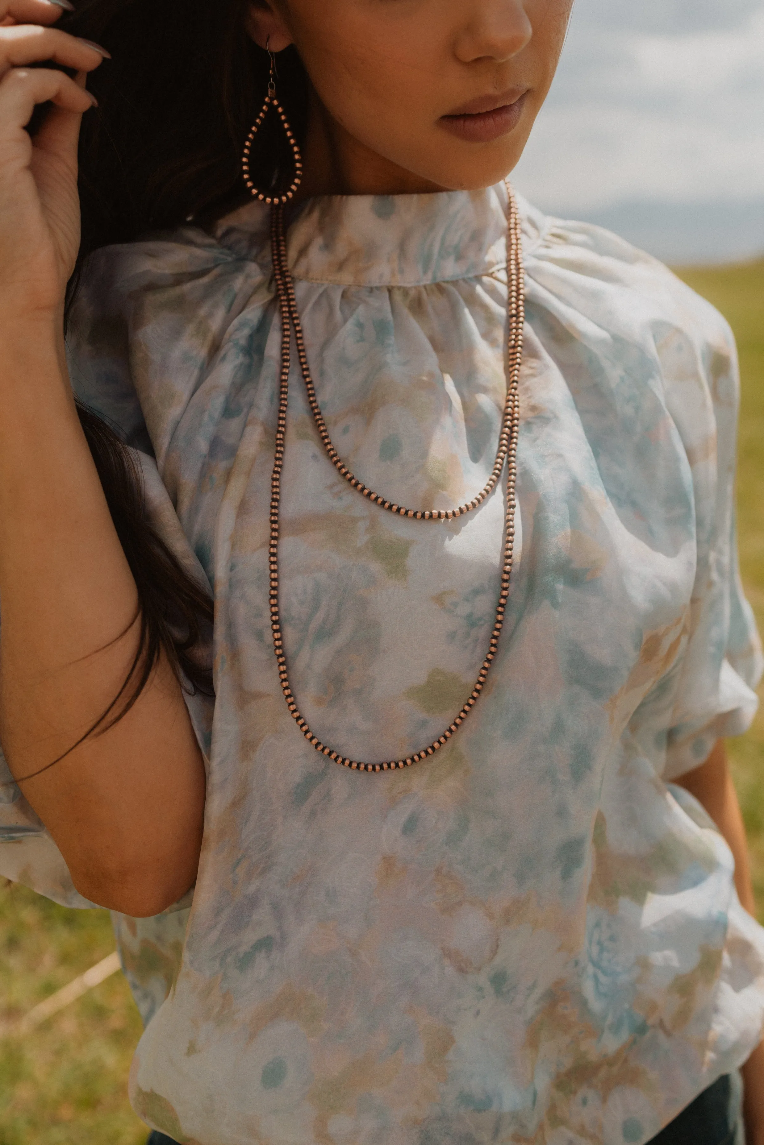 Copper Myla Necklace | 60 inch | 5 mm sold by Goldie Lew product image thumbnail 2