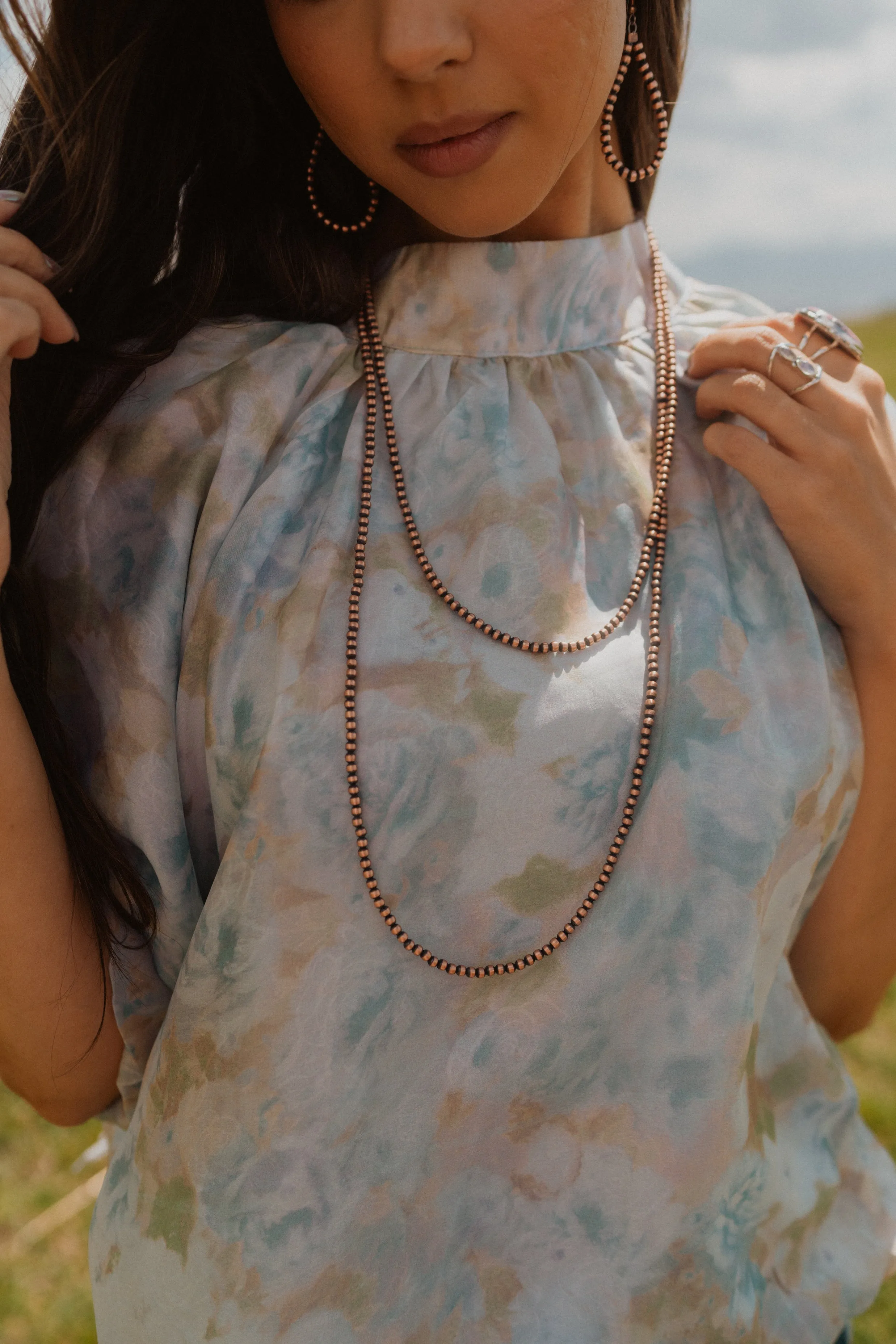 Copper Myla Necklace | 60 inch | 5 mm sold by Goldie Lew product image thumbnail 3