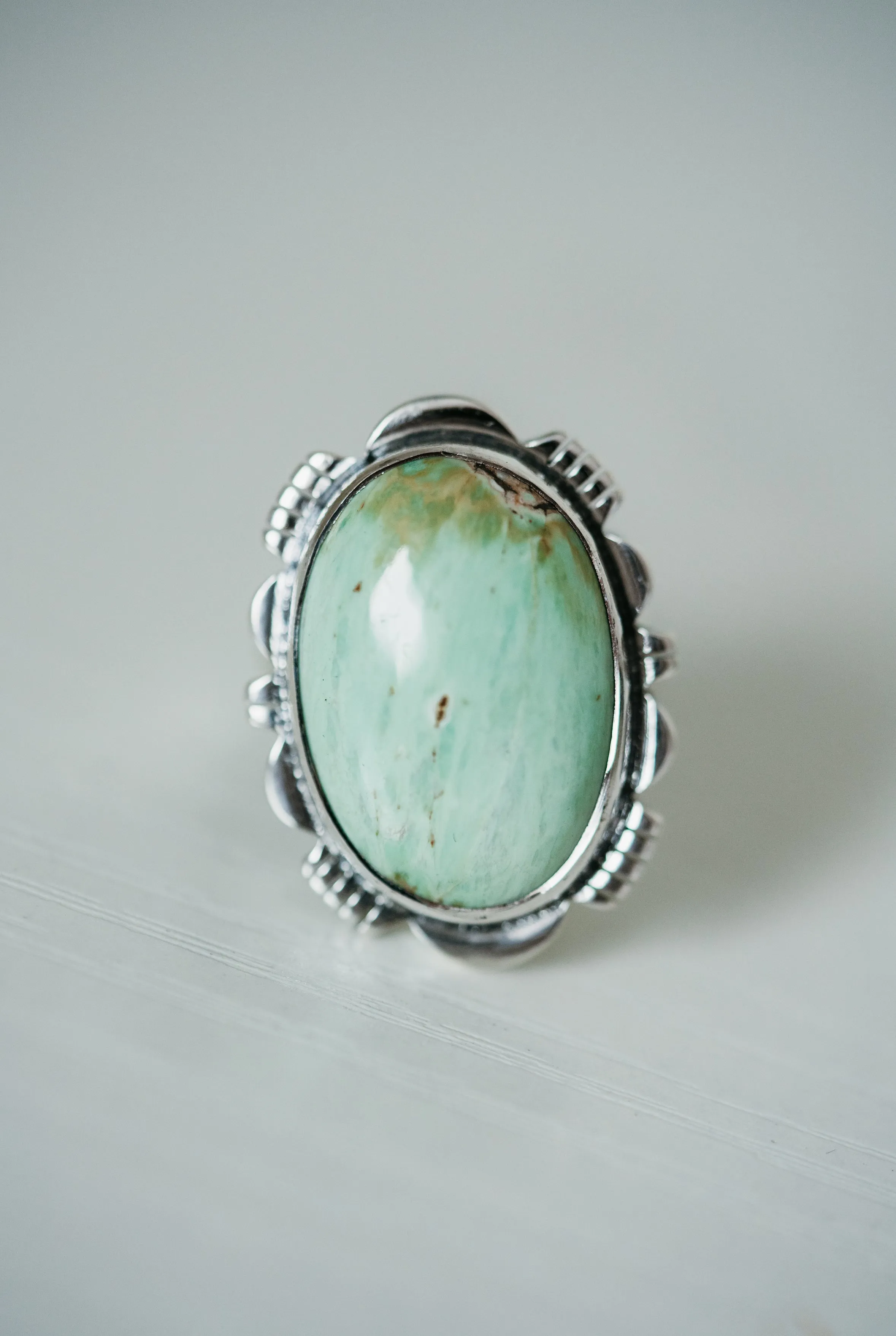 Xenia Ring | Variscite sold by Goldie Lew product image thumbnail 2