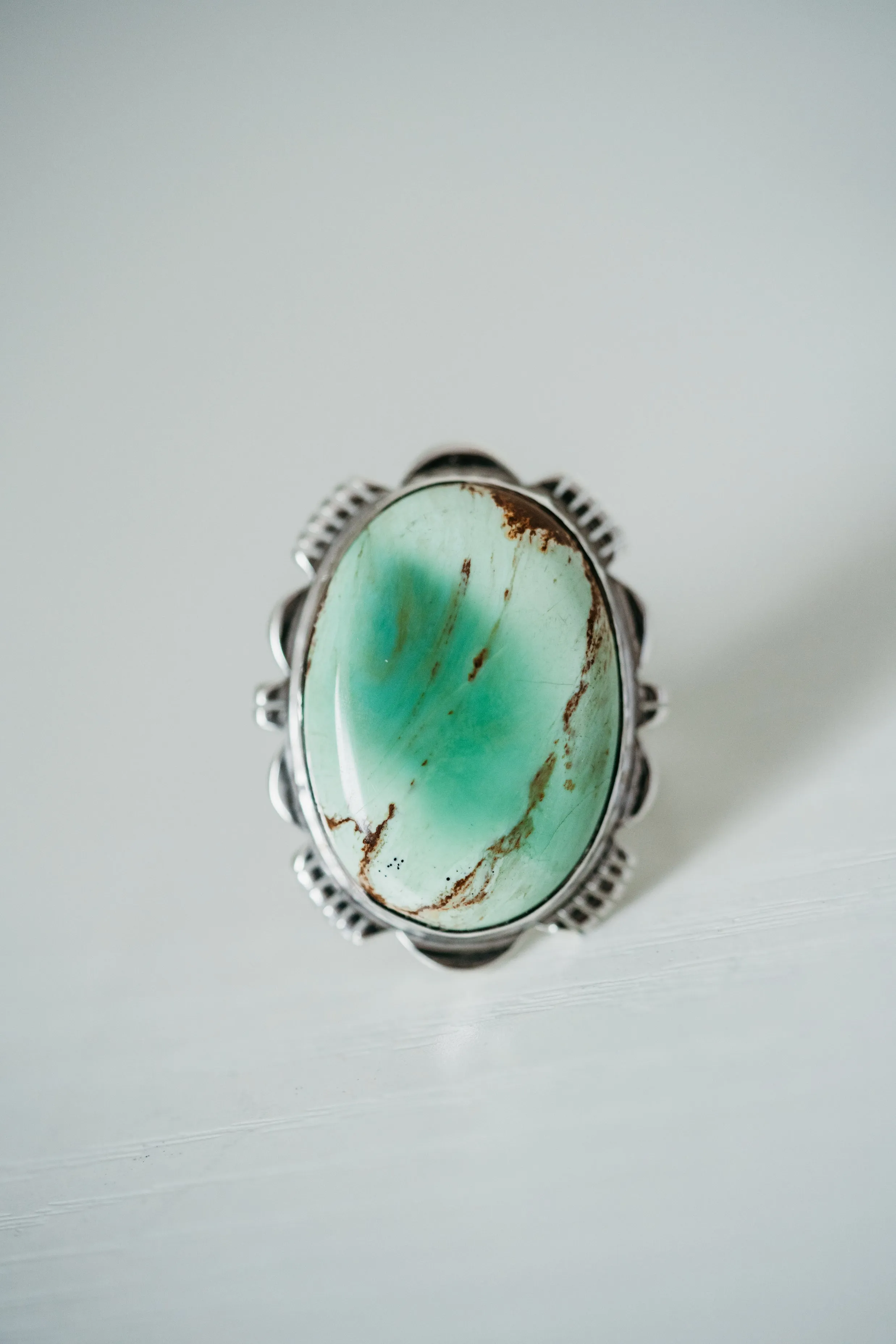 Xenia Ring | Variscite sold by Goldie Lew
