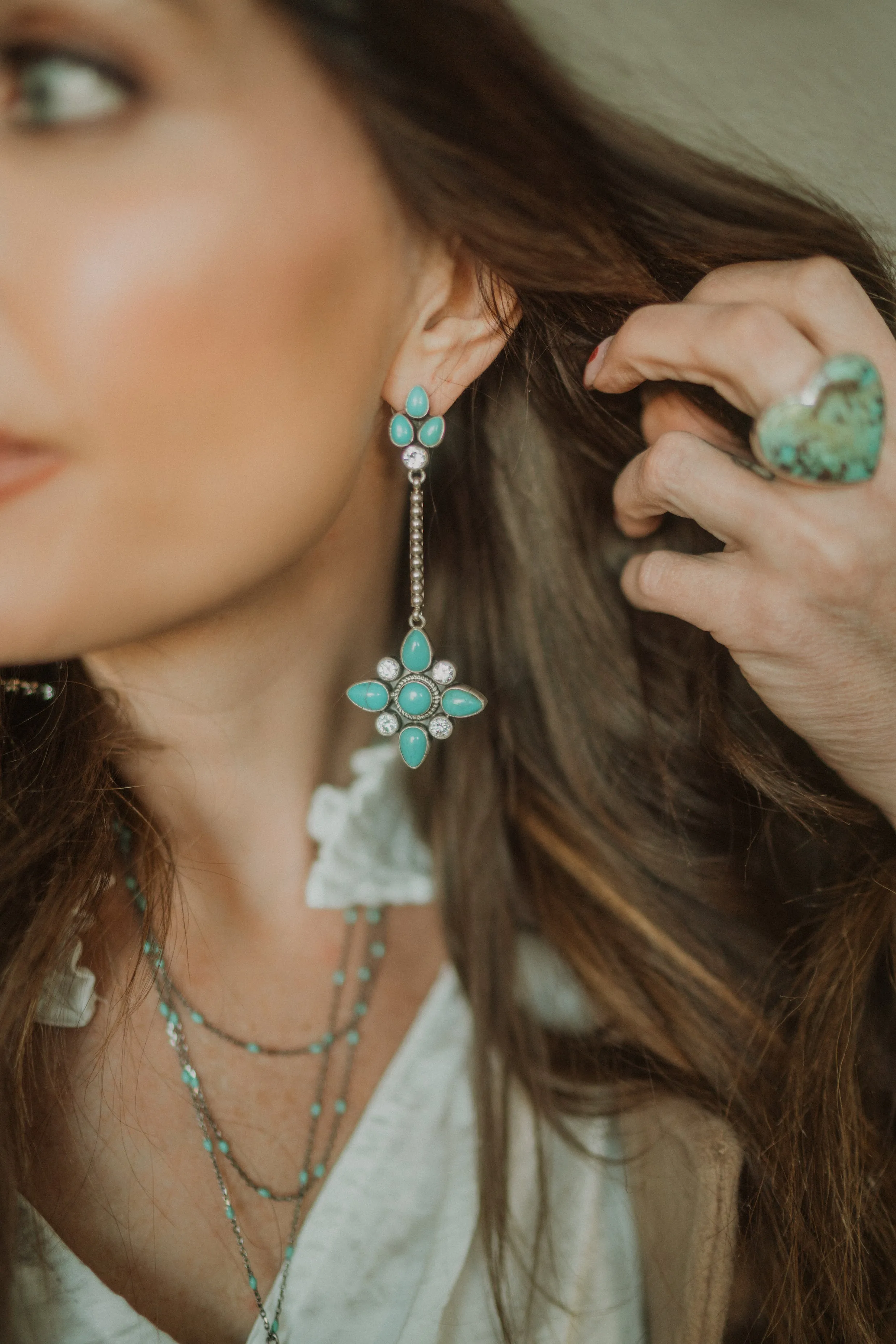 Jewel Earrings sold by Goldie Lew product image thumbnail 2