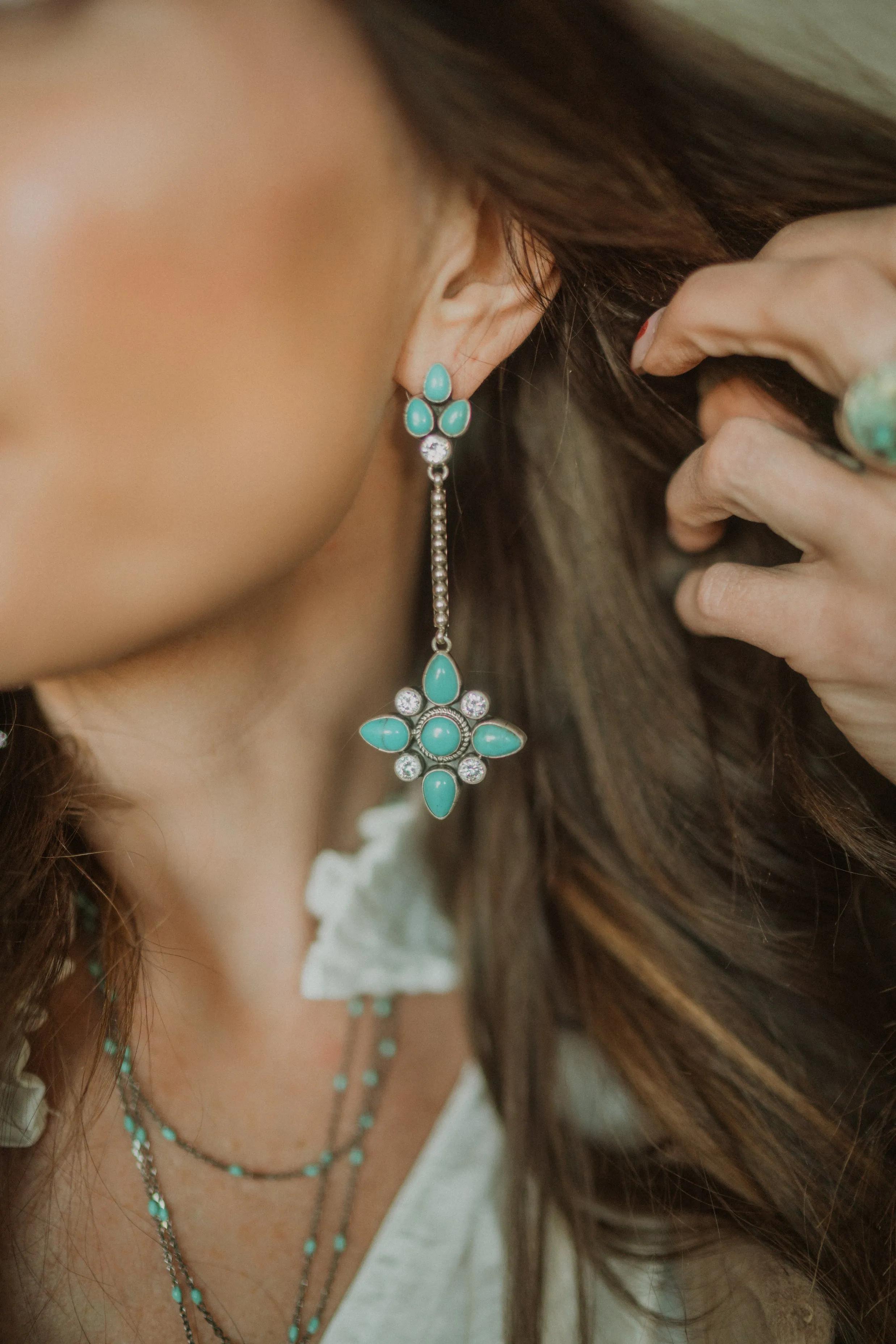 Jewel Earrings sold by Goldie Lew